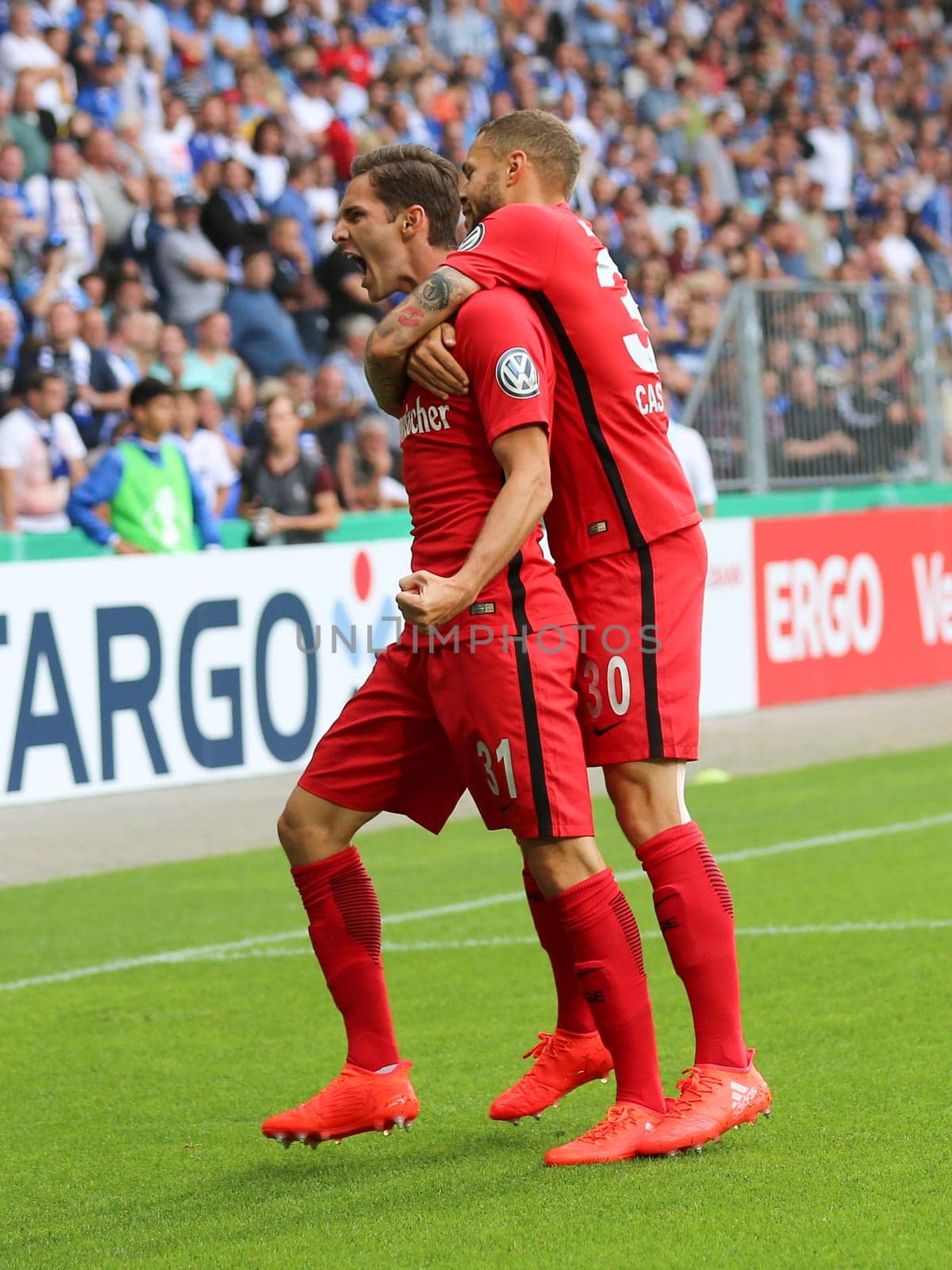 DFB-Pokal 2016/17 - 1.FC Magdeburg against Eintracht Frankfurt on 21.08.2016 in the MDCC-Arena Magdeburg