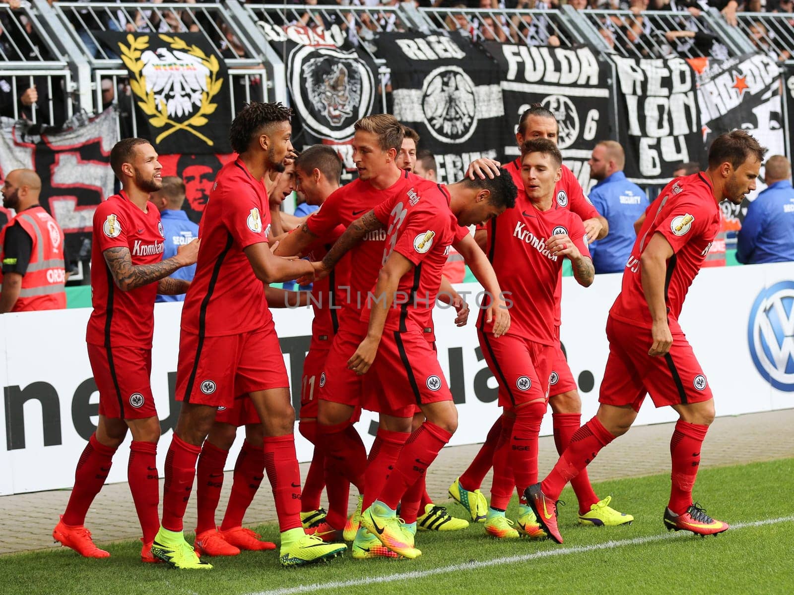 DFB-Pokal 2016/17 - 1.FC Magdeburg against Eintracht Frankfurt on 21.08.2016 in the MDCC-Arena Magdeburg
