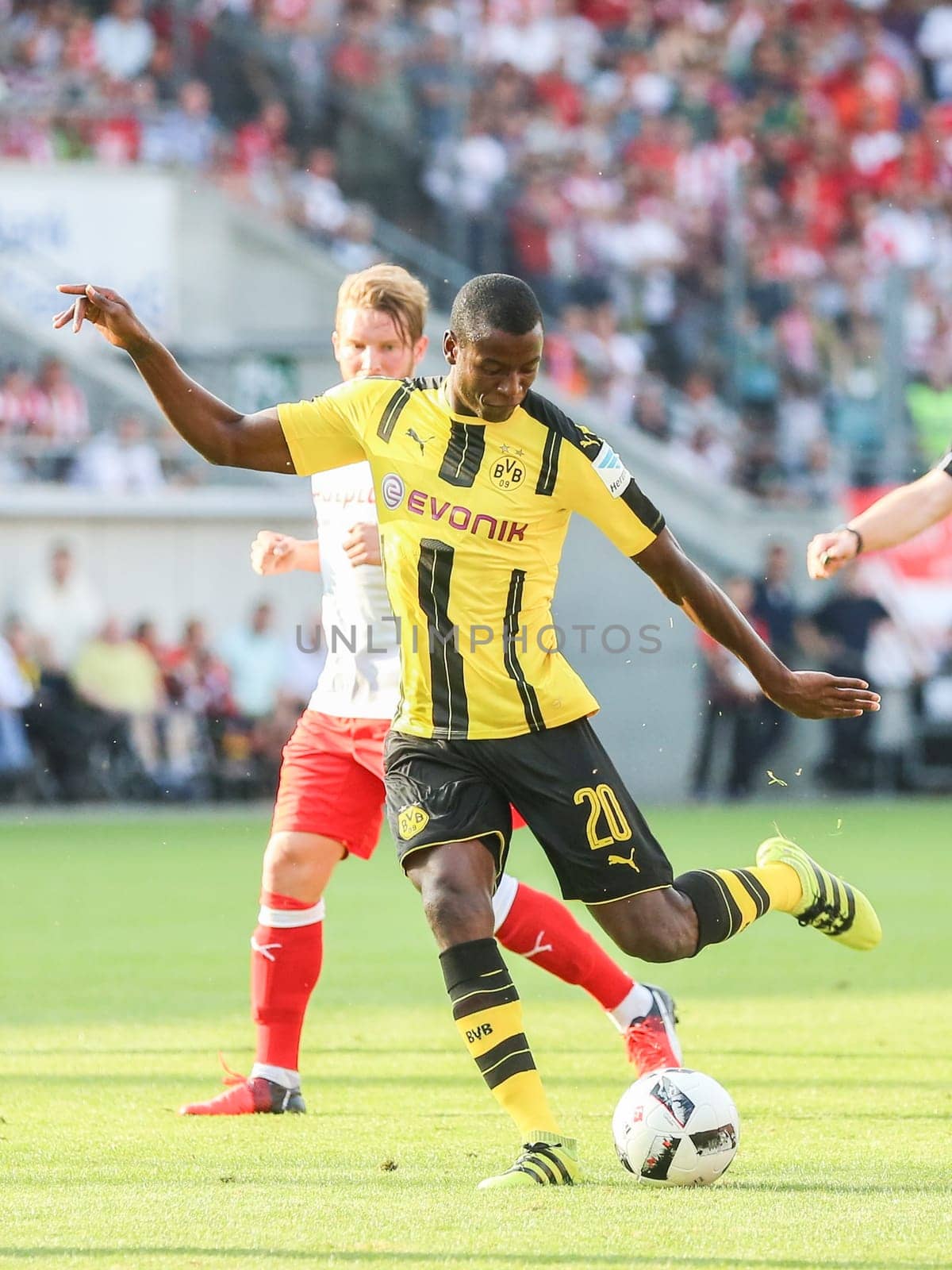 Test match Hallescher FC against Borussia Dortmund on 23.08.2016 in the Erdgas Sportpark Halle/Saale