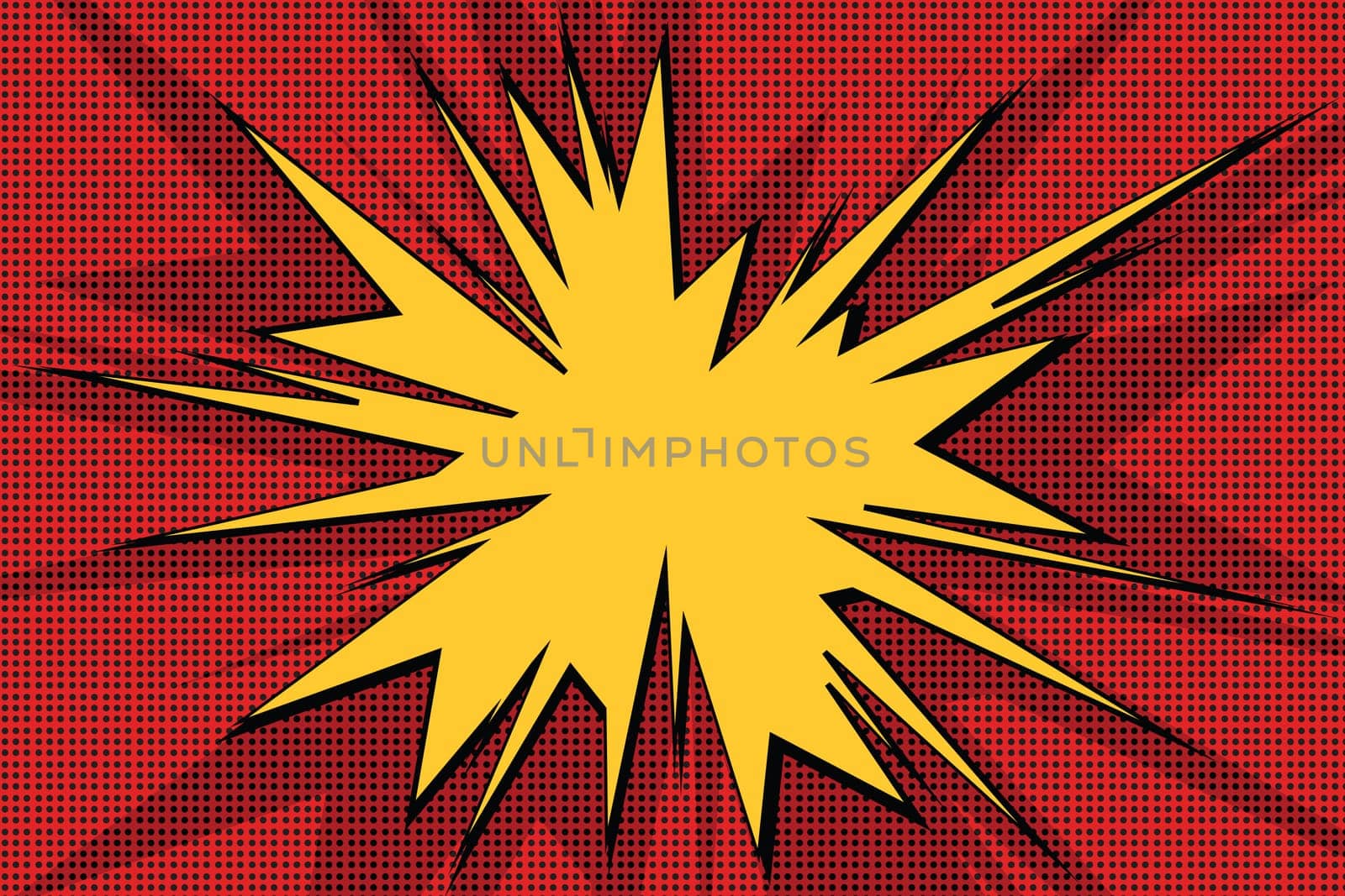 Explosive pop art background comics bubble retro vector illustration