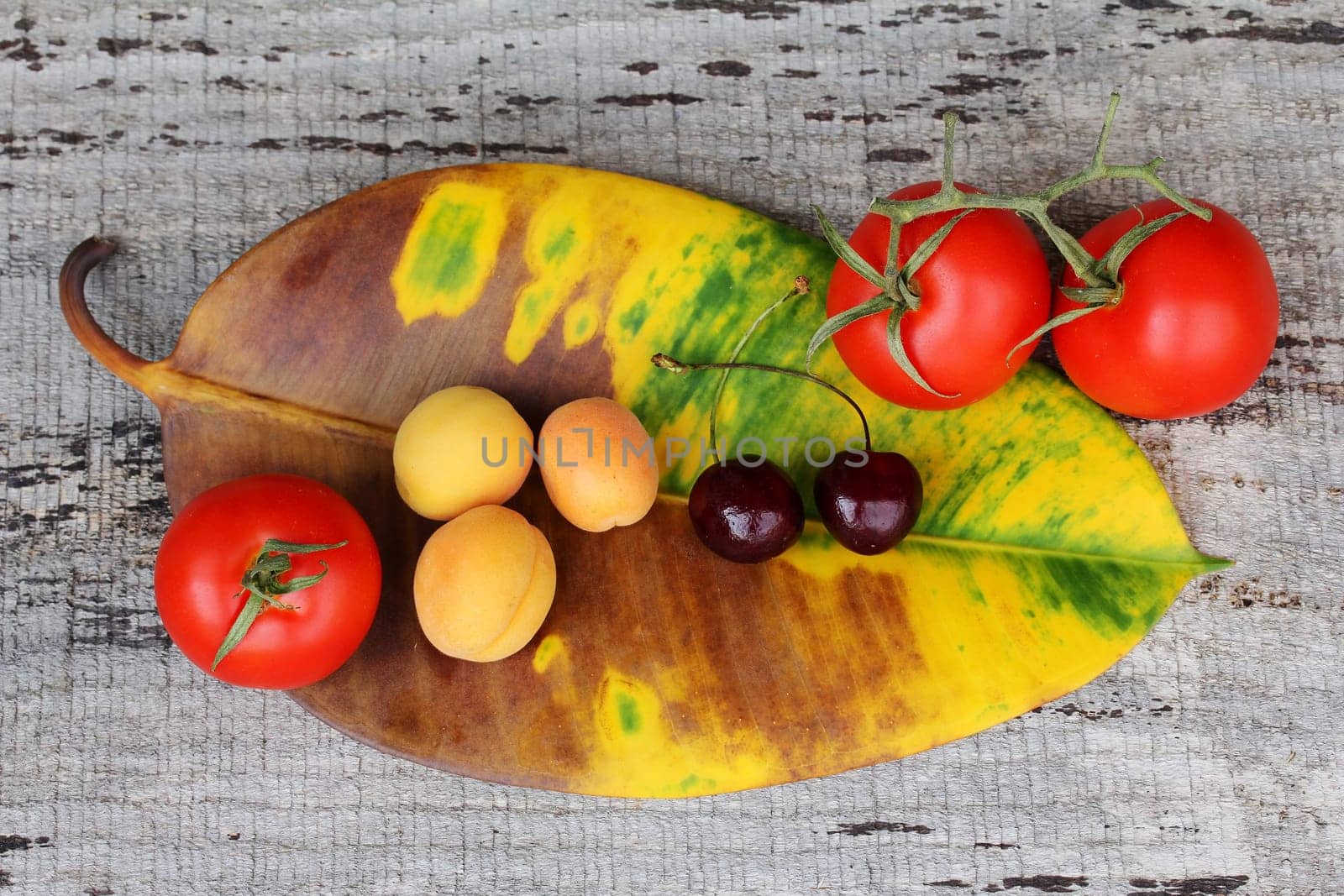 Healthy fruits and vegetables. Fruits and vegetables are delicious and healthy