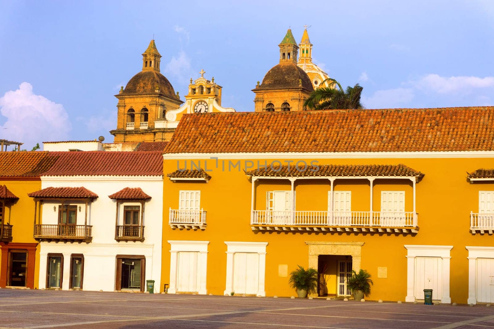 Plaza de la Aduana in Cartagena, Colombia