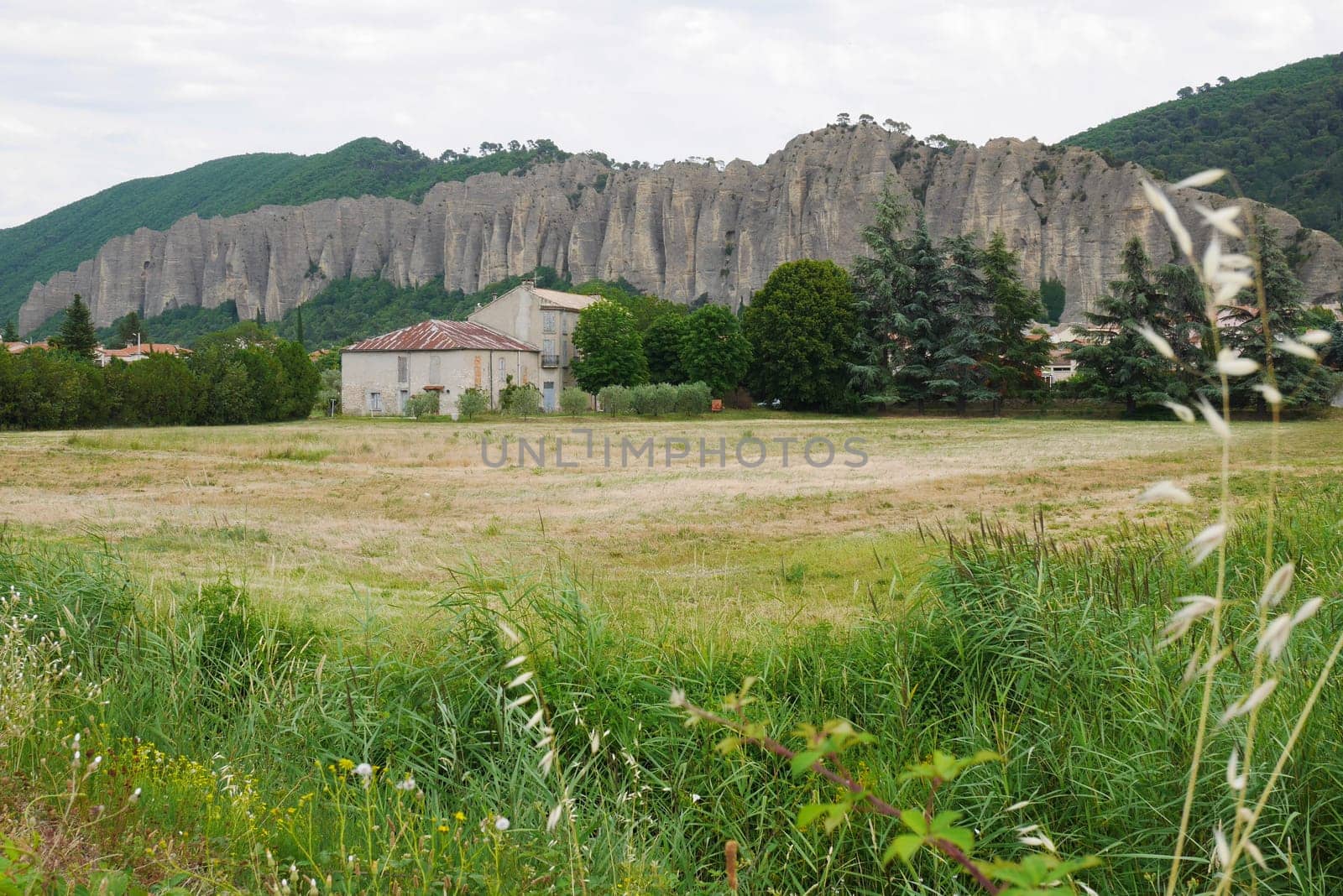 Rock formation Les Pénitents near les Mées