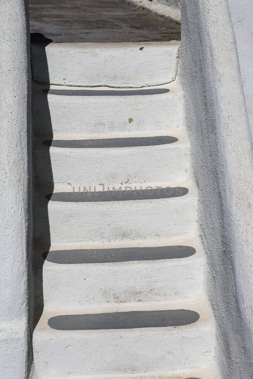 Stairs of a street in Naxos, Greece