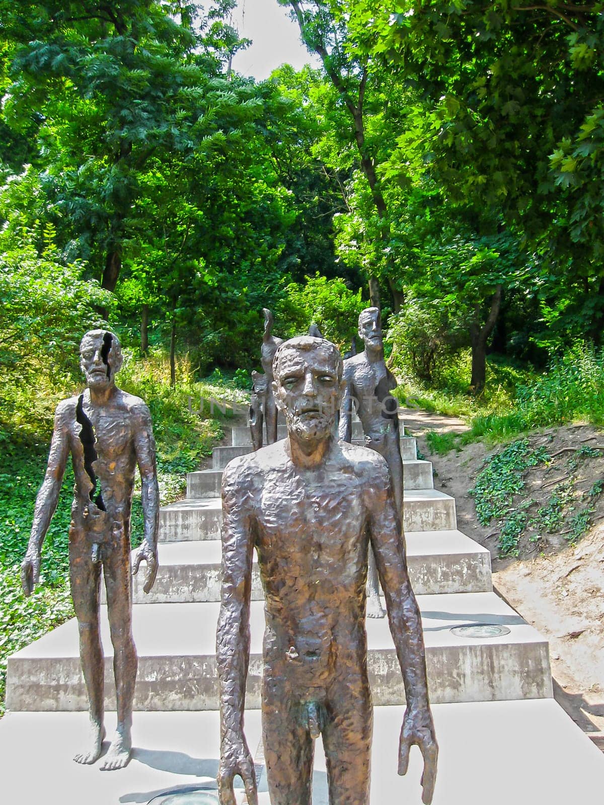 Prague, Czech Republic - 26 June, 2010: Monument to the Victims of Communism in Prague. A number of statues in Prague in memory of the victims of Communist rule in the period 1948-1989.