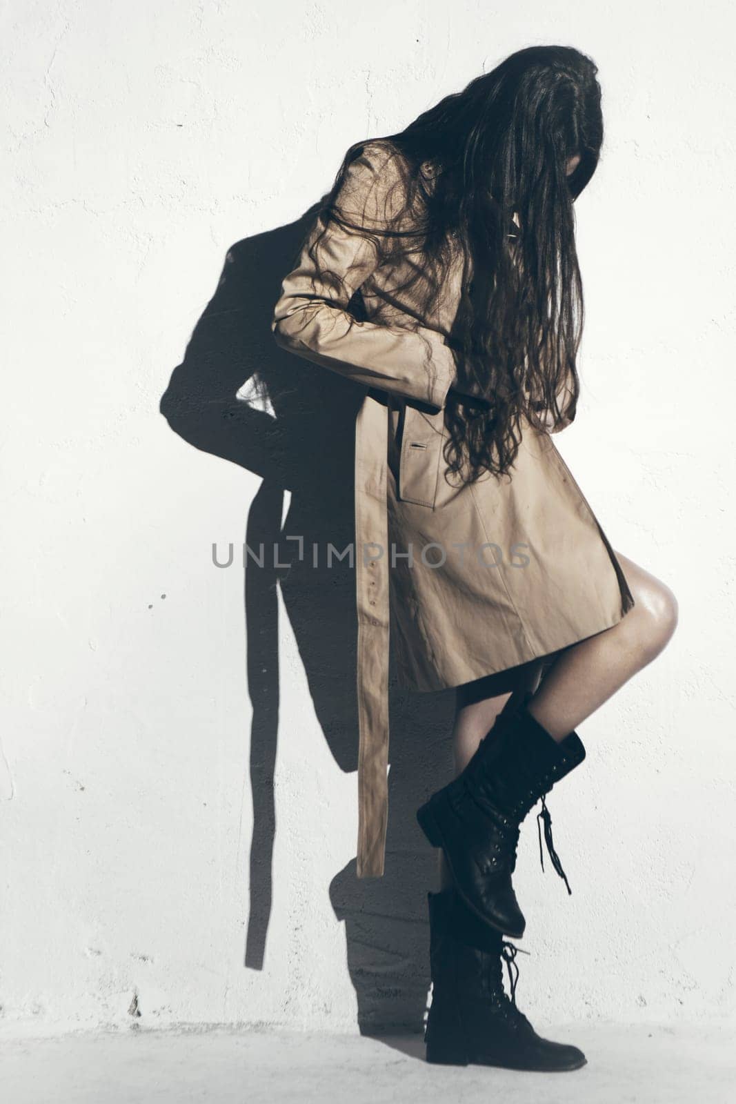 image of fashion woman wearing cool designer clothing