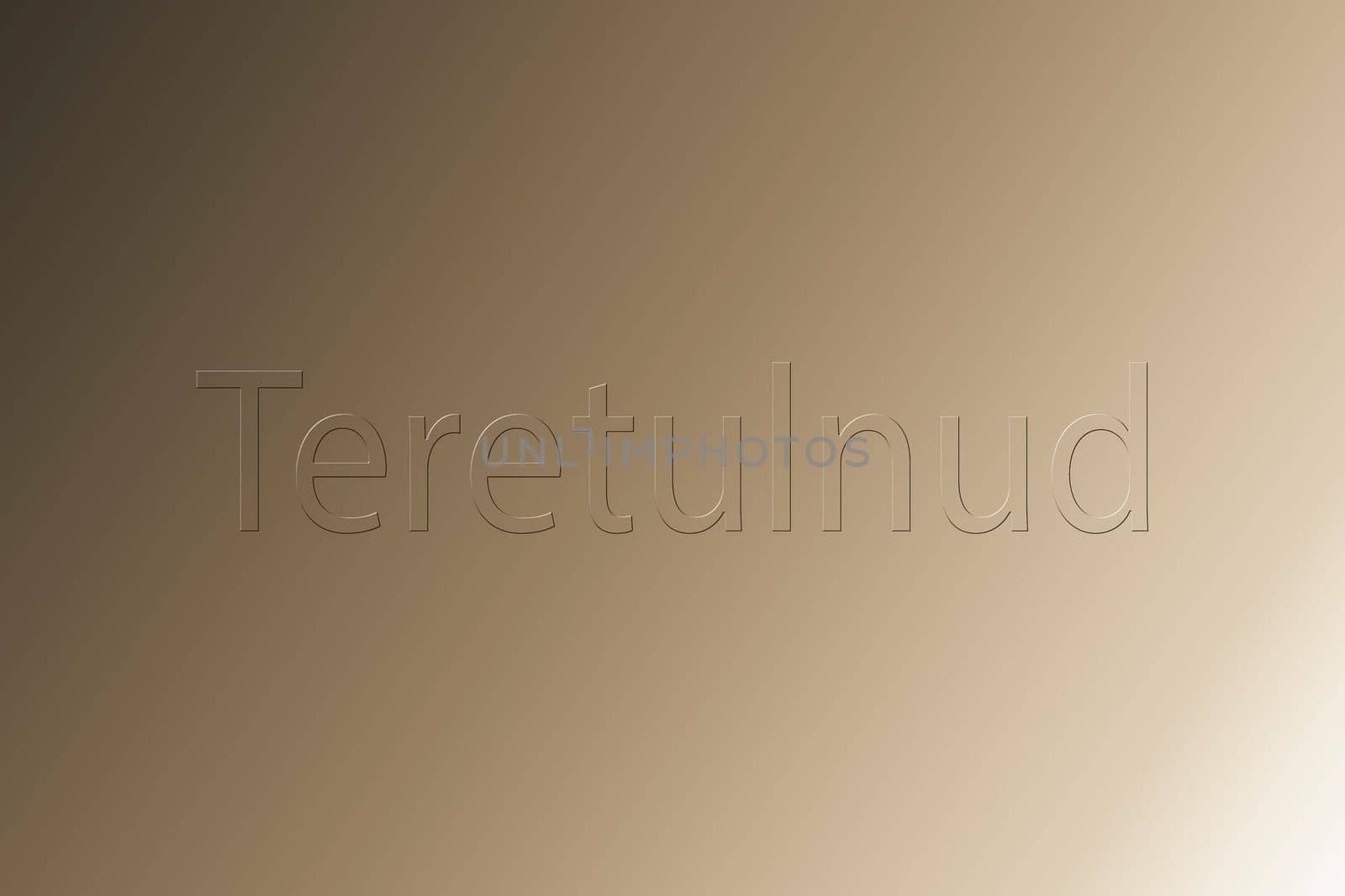 An inscription welcome in the Estonian language on a gold background as a concept of tourism
