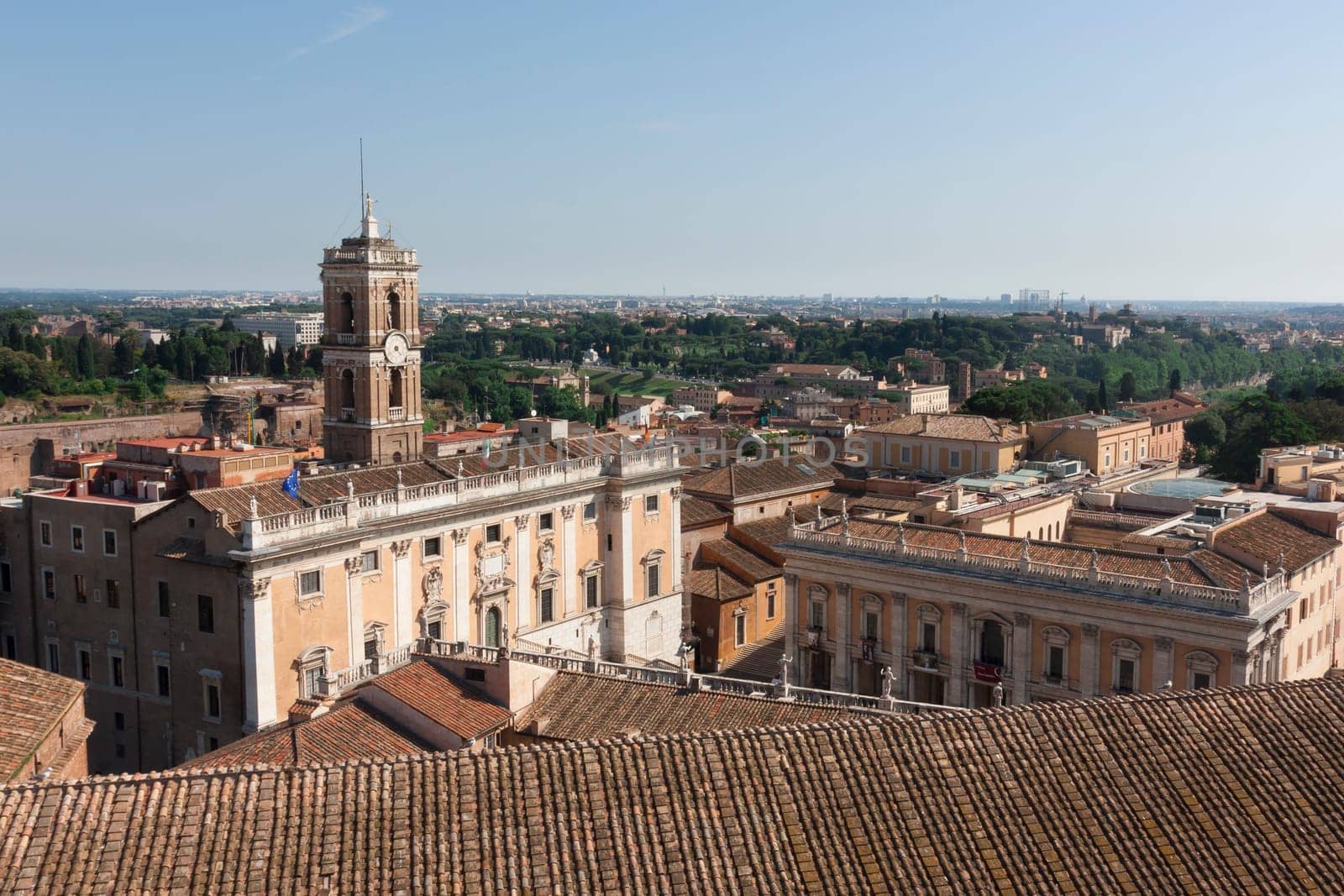 Panoramic view of Rome