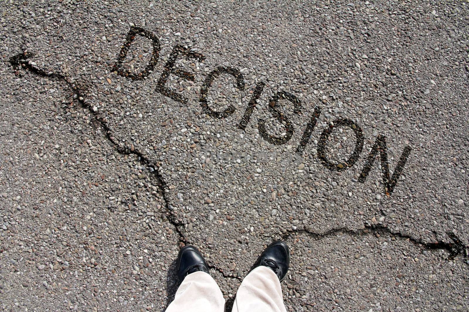 Deciding where to go. Everyone can determine their future
