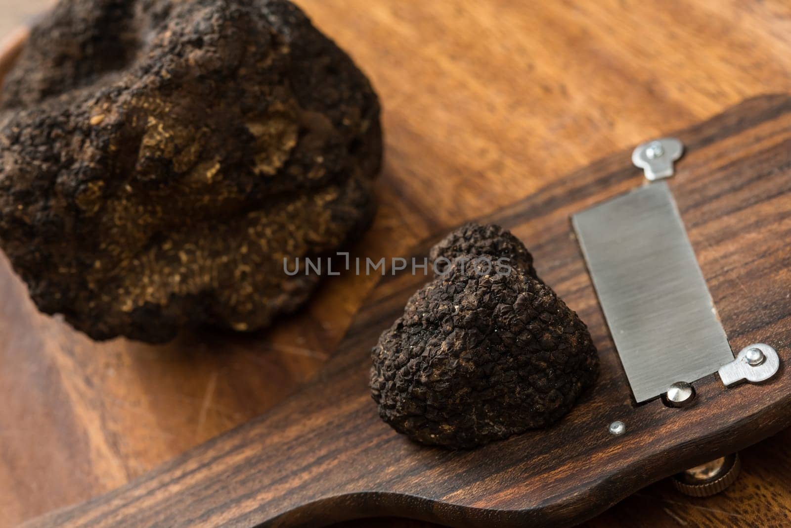 delicacy mushroom black truffle. rare and expensive vegetable