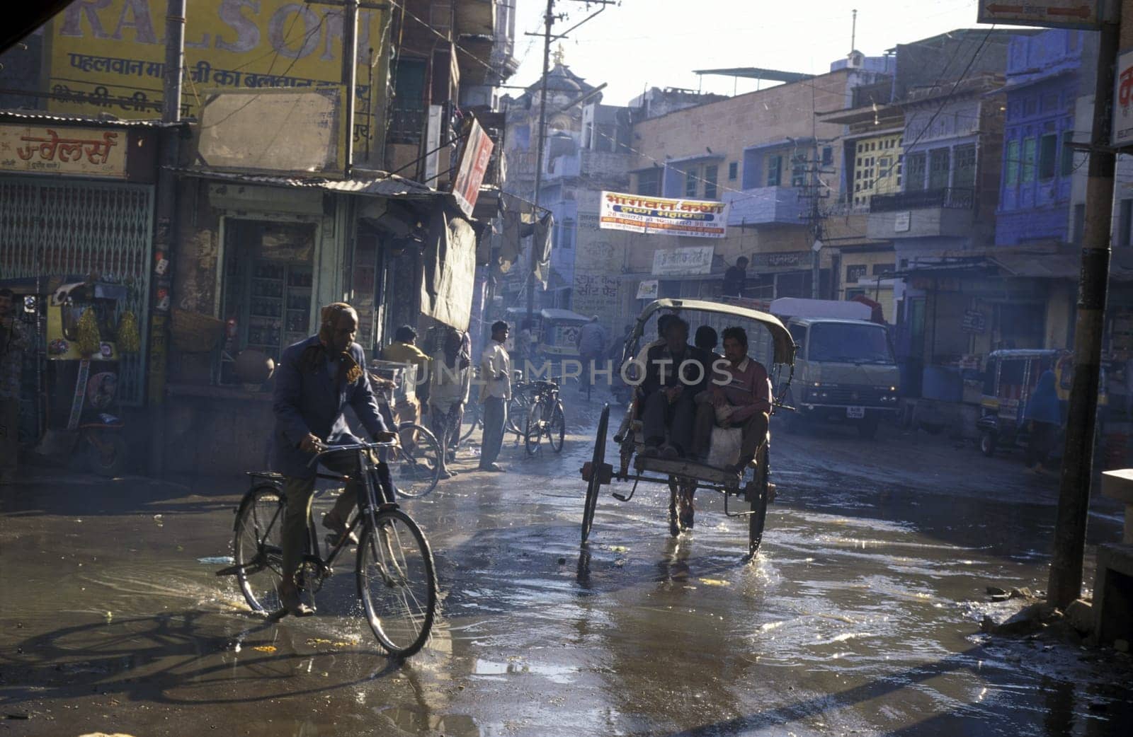 the city centre of  Jodhpur in the province of Rajasthan in India.