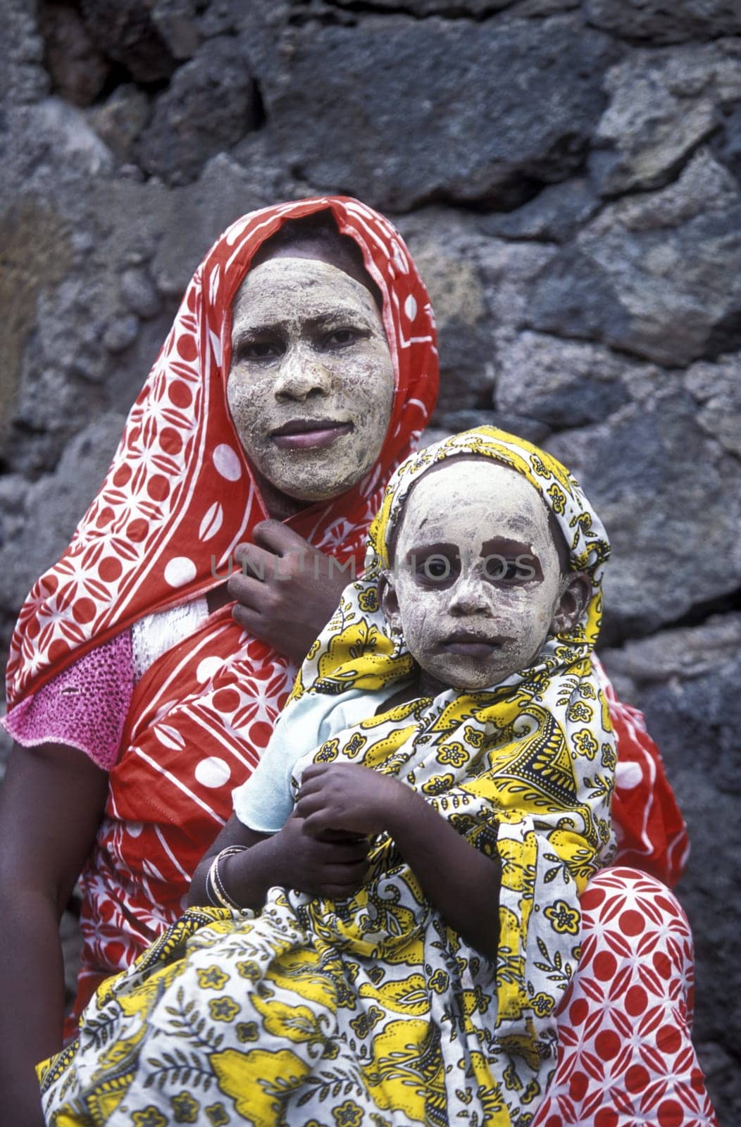 a woman in the city of Moutsamudu on the Island of Anjouan on the Comoros Ilands in the Indian Ocean in Africa.