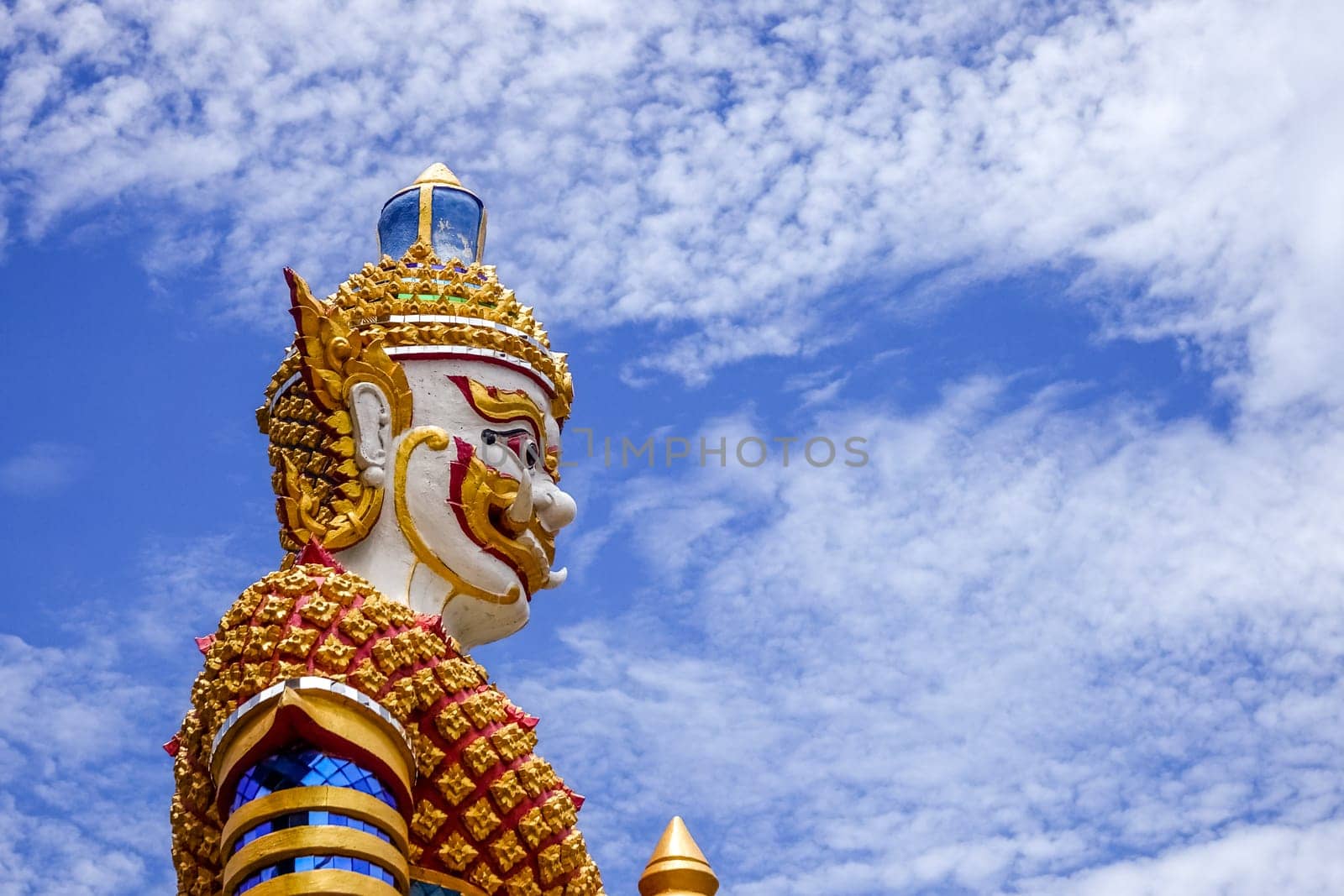 Yaksha,figure of Thailand,guard in front of a temple