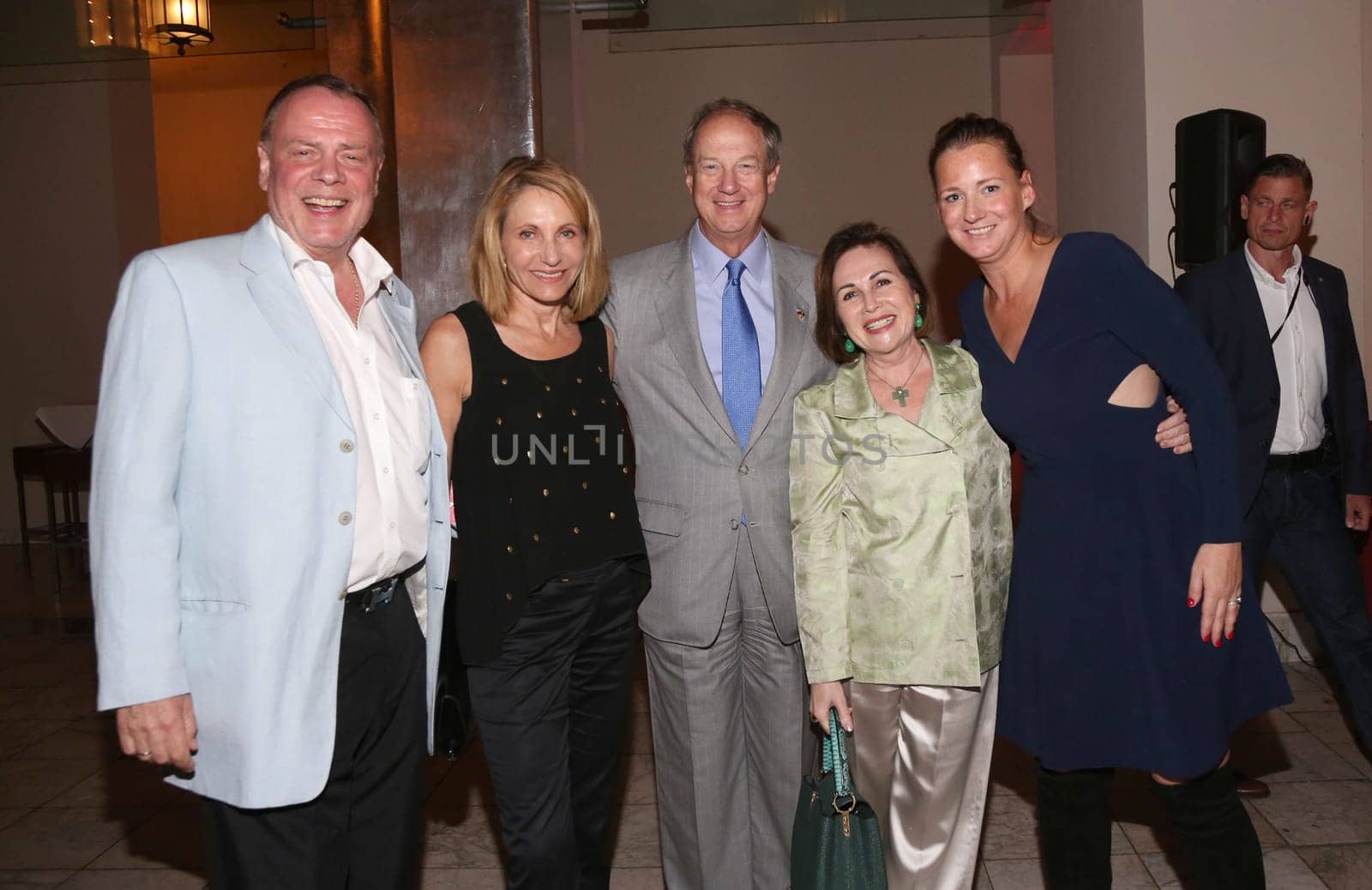 Thomas Jochheim ,Kimberly Marteau-Emerson ,John B. Emerson and jenny Falckenberg,. Luepertz meets Falckenberg at Artweek Berlin on 14.09.2016