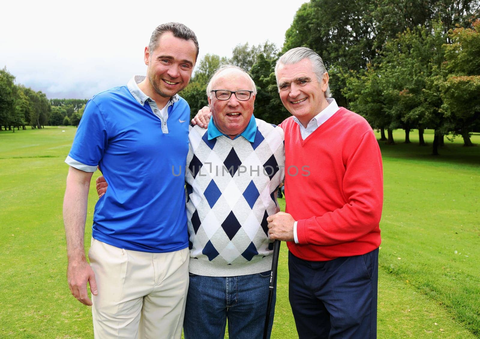 dirk kowalke,uwe seeler and ruediger kowalke,.fischereihhafen golf trophy cup 2016 charity golf on wendlohe favor of uwe_seeler foundation in hamburg on 05.09.2016