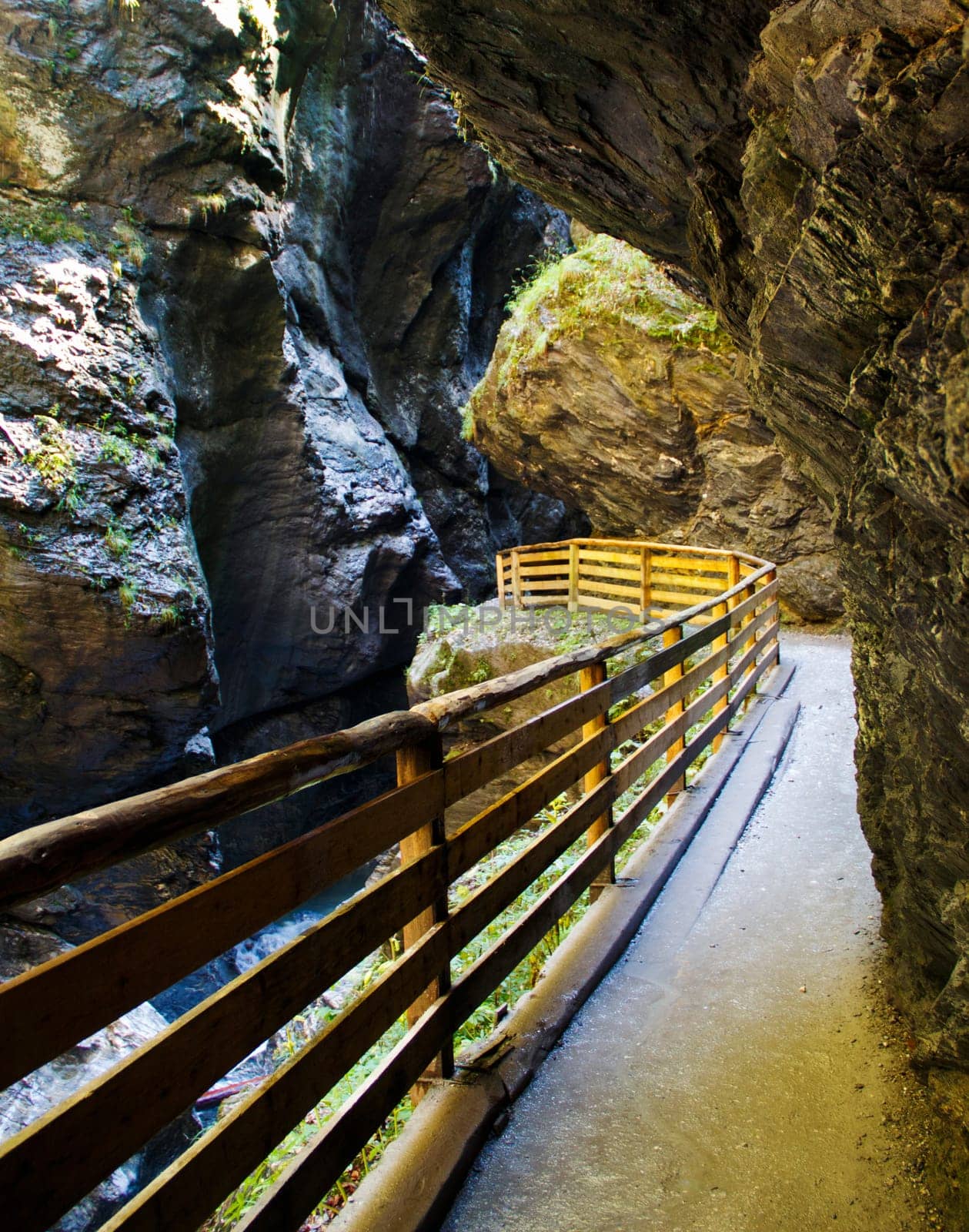 Liechensteinklamm (Liechtenstein Gorge) in Austria, St. Johann im Pongau