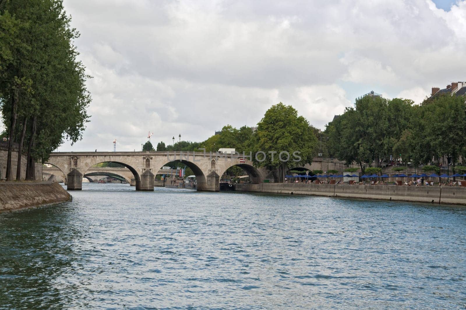 Pont Marie over the seine river in the center of Paris