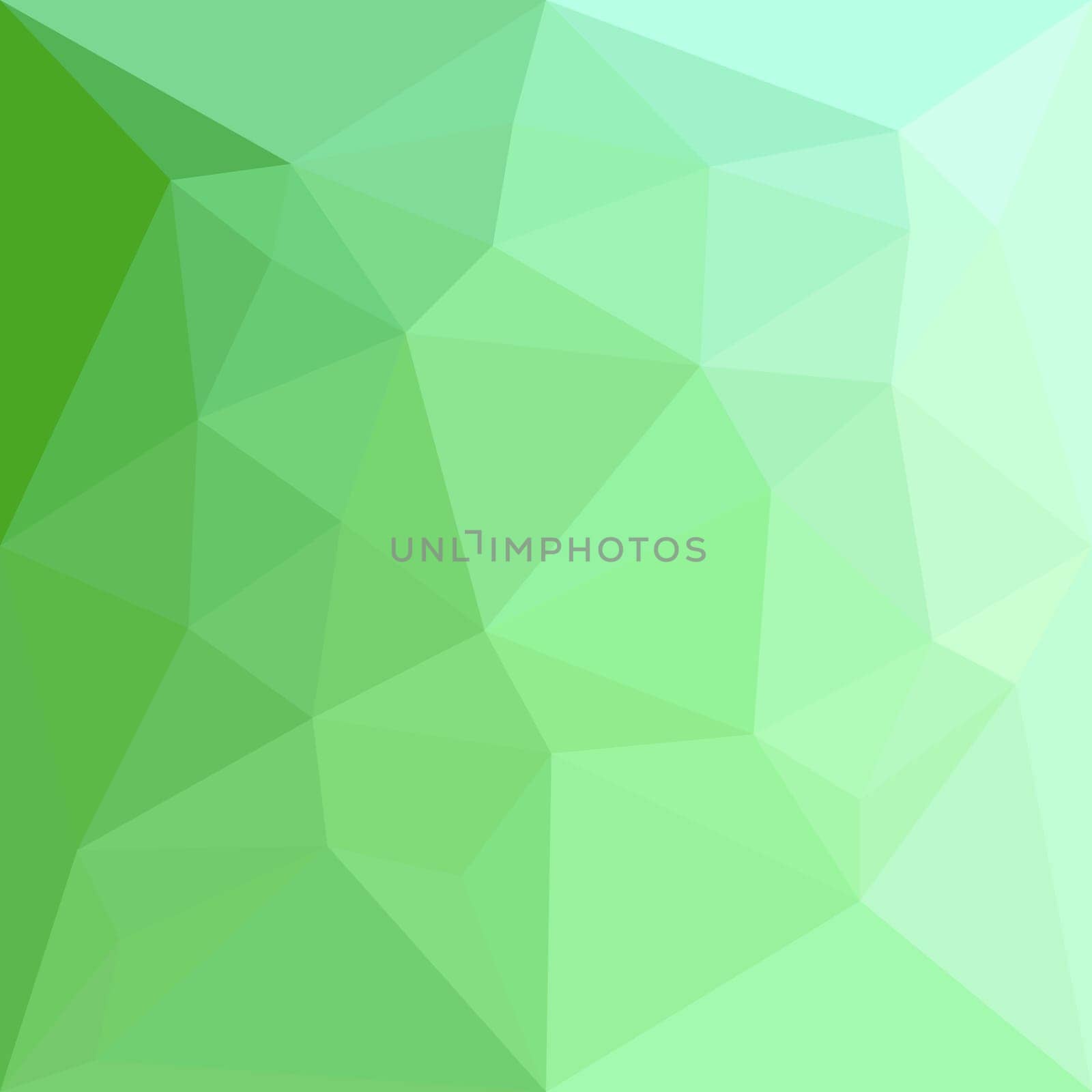 Low polygon style illustration of a dark sea green abstract geometric background.