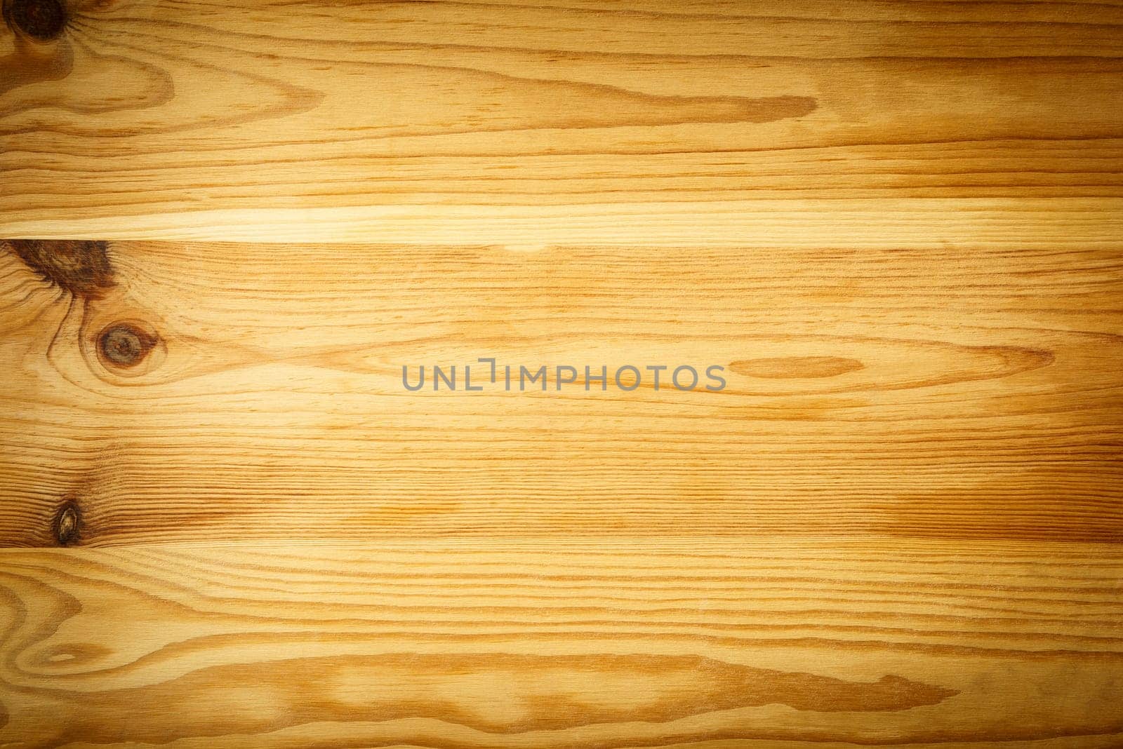 Pine wood background with vignette shot from above