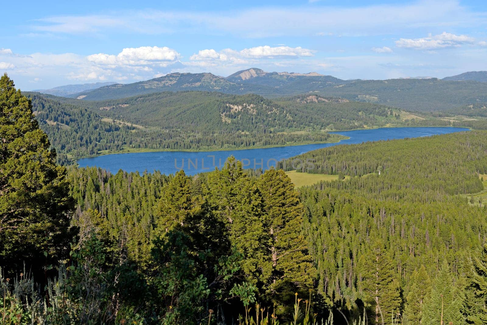 Two Ocean Lake in Grand Tetons National Park in Wyoming