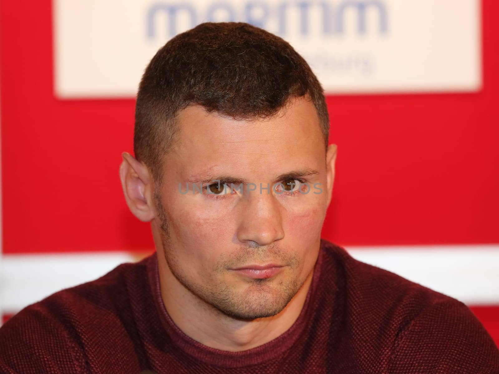 Press conference for the European Championship fight on 12.11.2016 in the GETEC-Arena Magdeburg