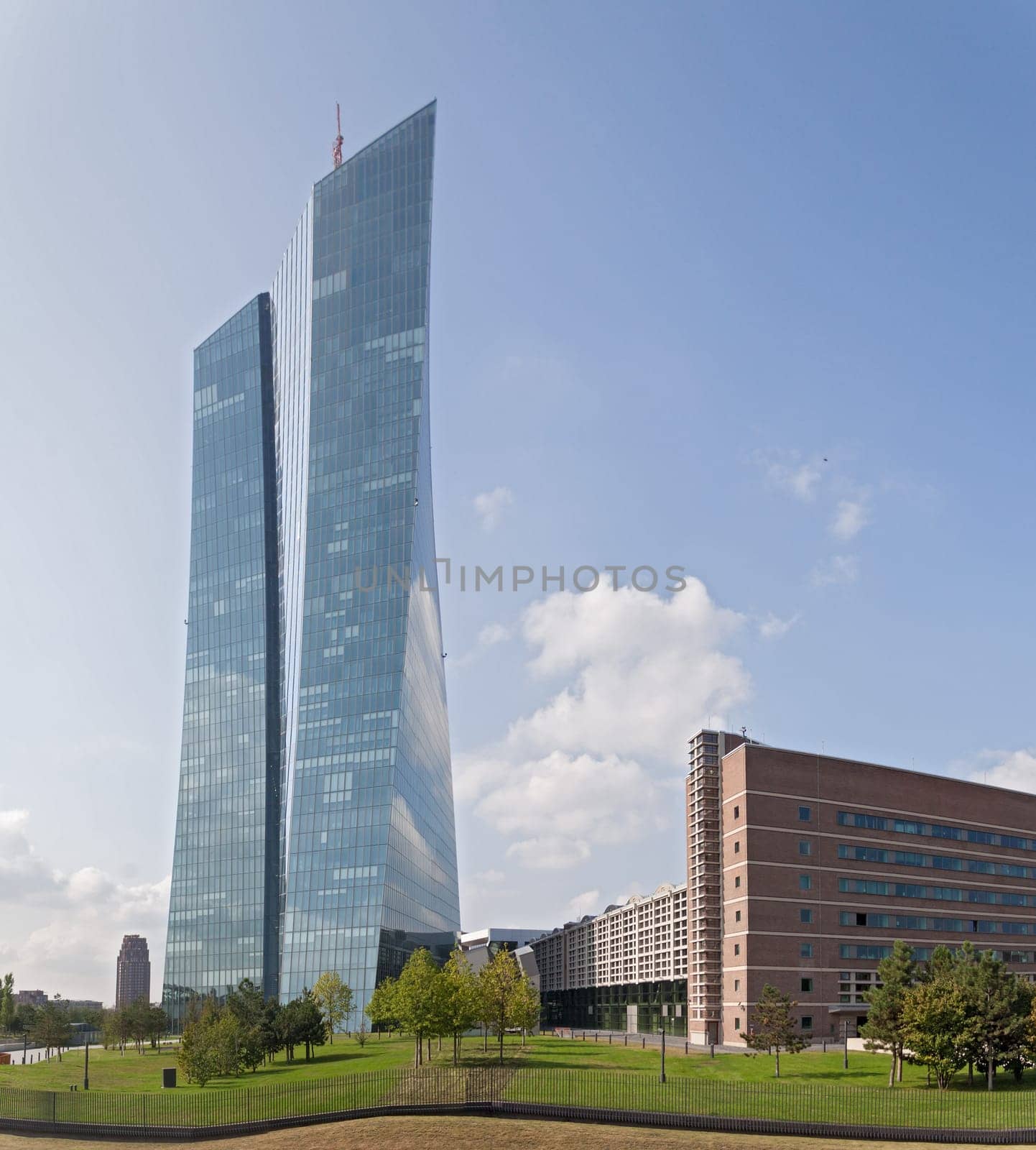 new seat of the European Central Bank in Frankfurt