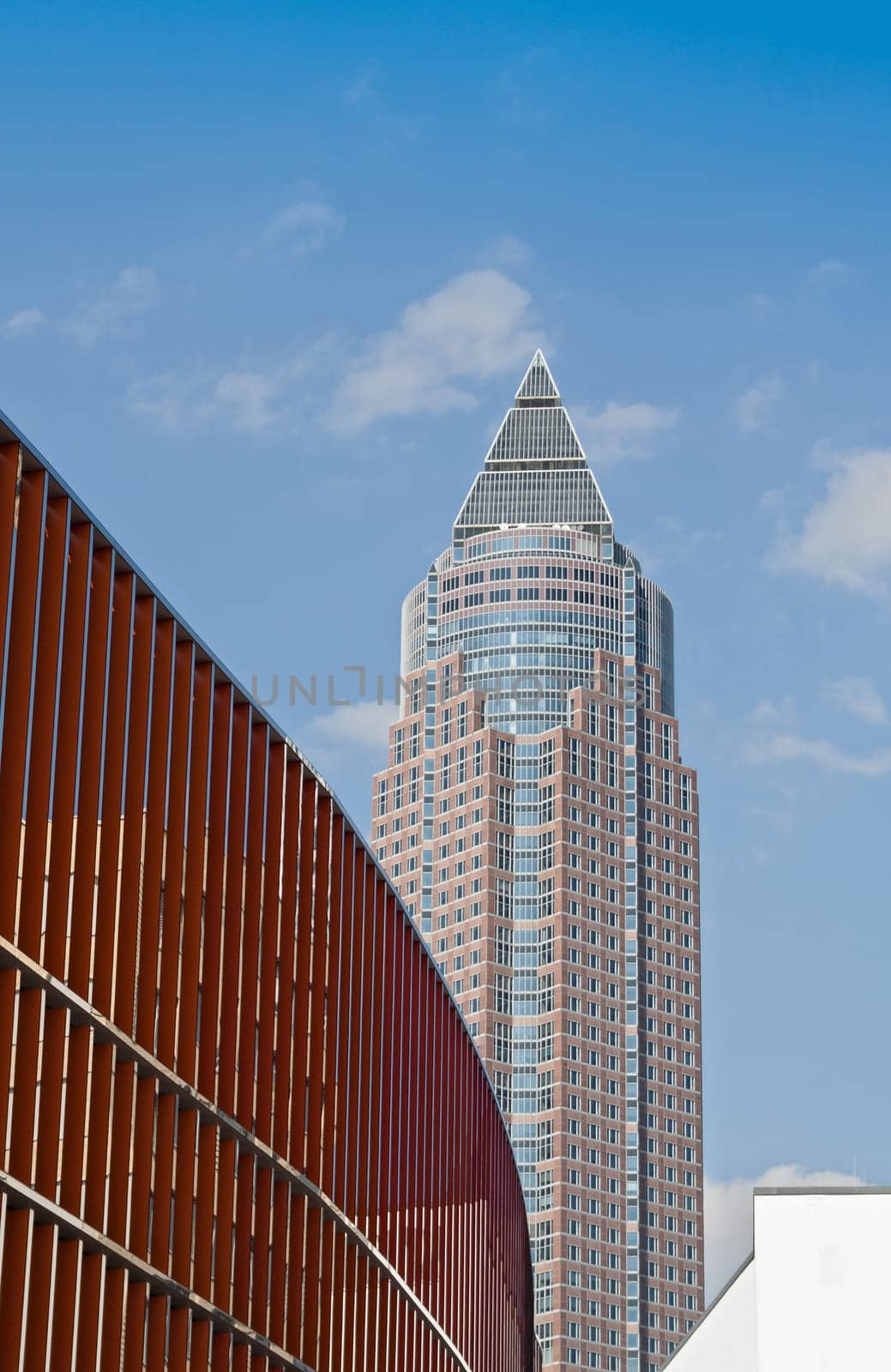 Messeturm on the site of the Frankfurt fair ground