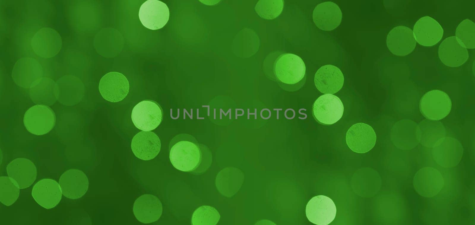 green light bokeh background or texture