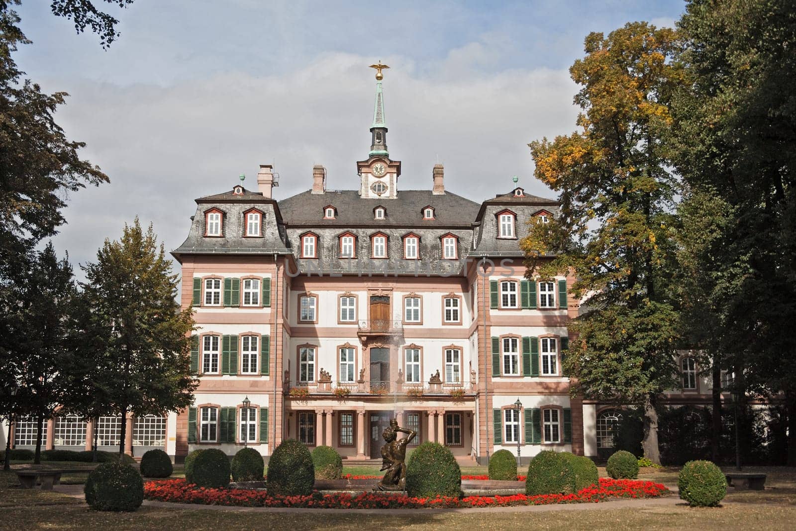 Bolongaro Palace in the bolongaro park in frankfurt hoechst