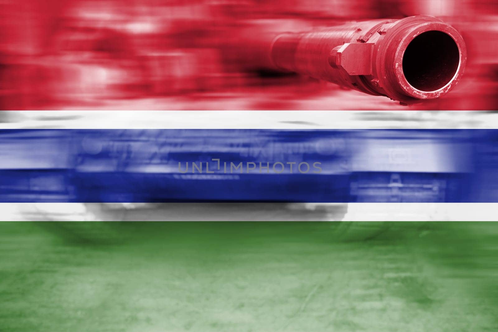 military strength theme,motion blur tank with flag