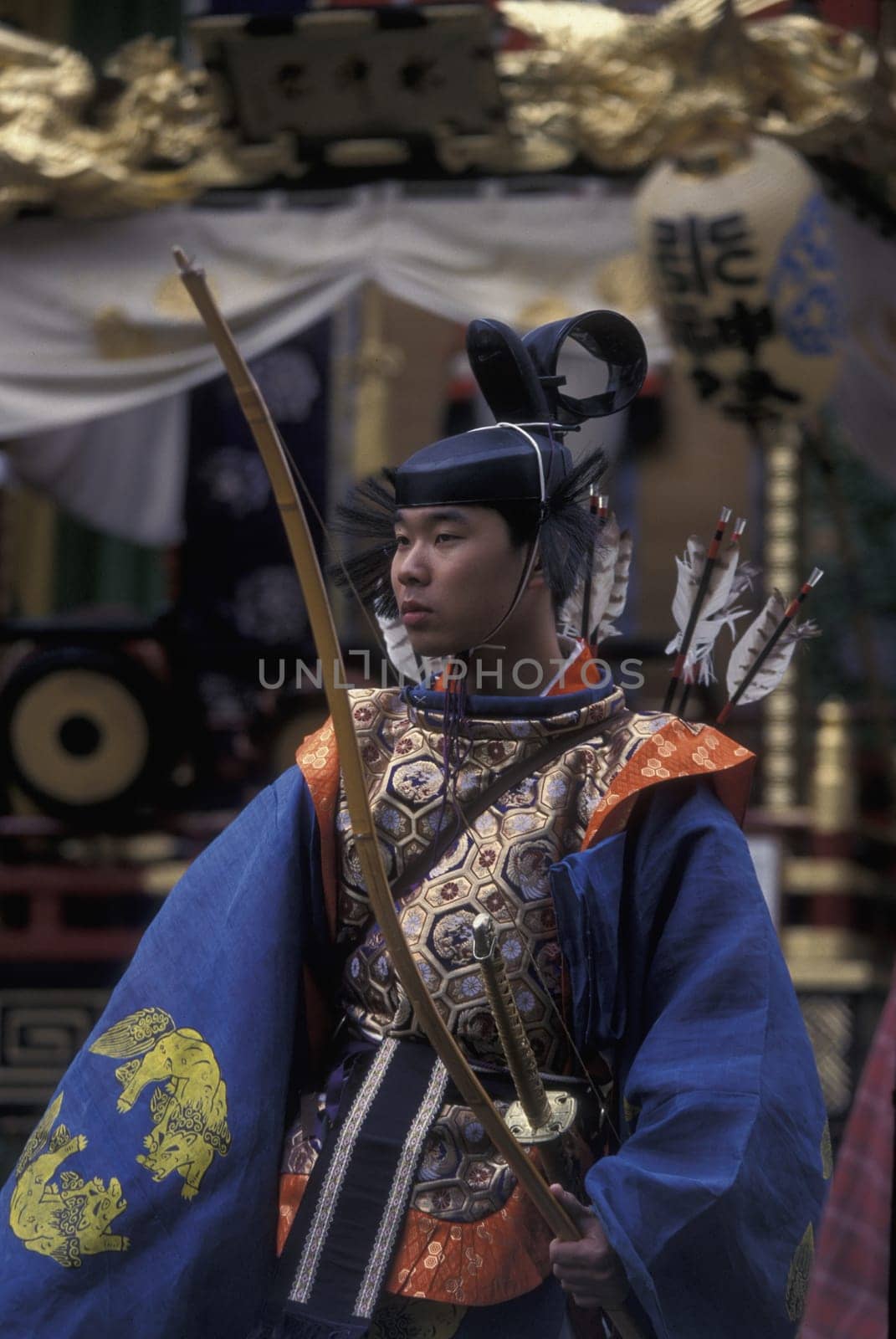 the historical festival in the Shrines of Nikko in the north of Tokyo in Japan in Asia,....