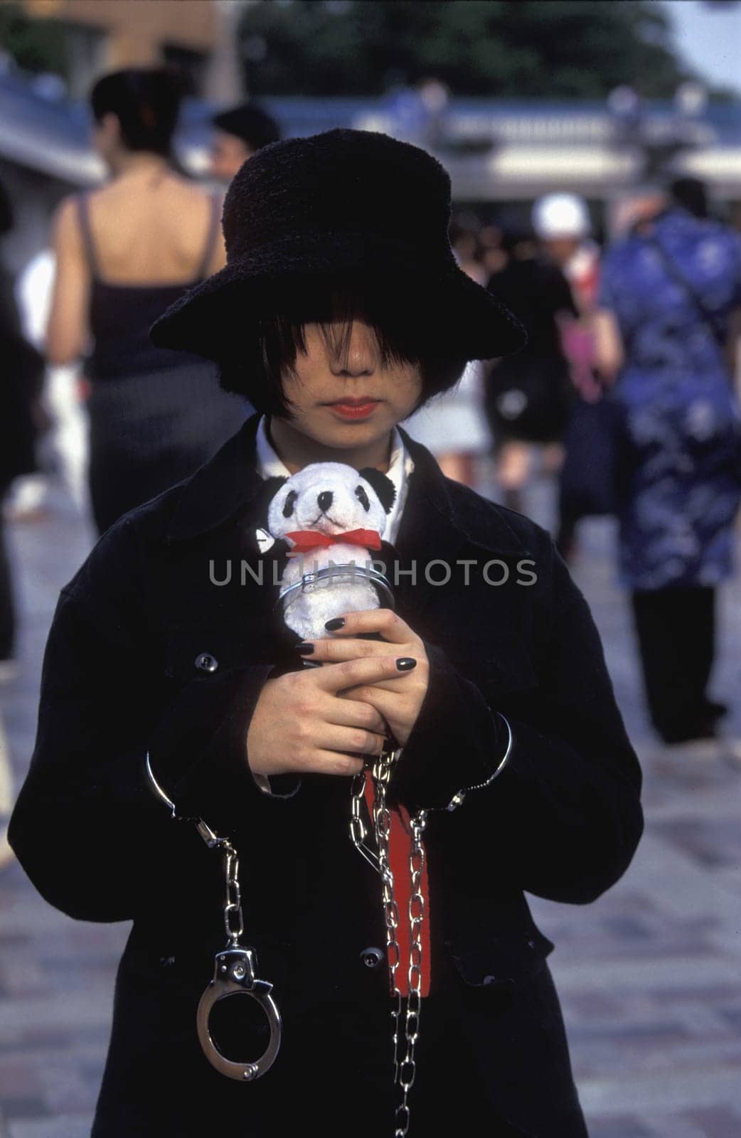 the revolucionary Rainbowkids in a squre in the City centre of Tokyo in Japan in Asia,....