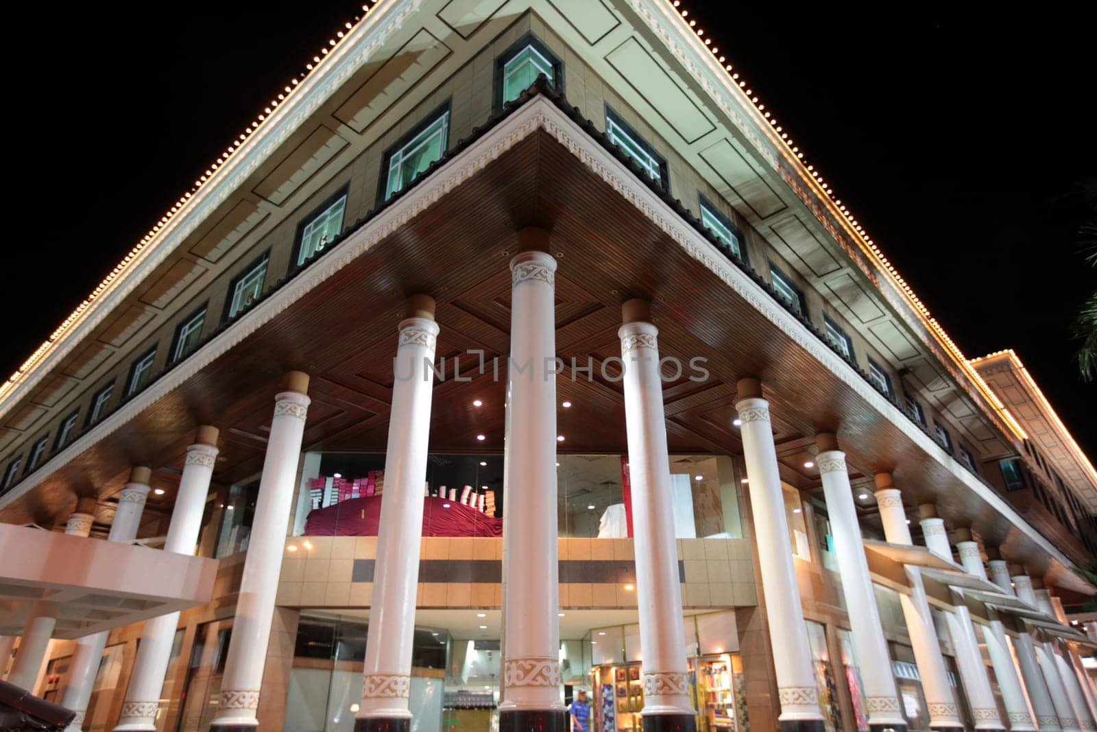 a shopping mall in the city of Bandar seri Begawan in the country of Brunei Darussalam on Borneo in Southeastasia.