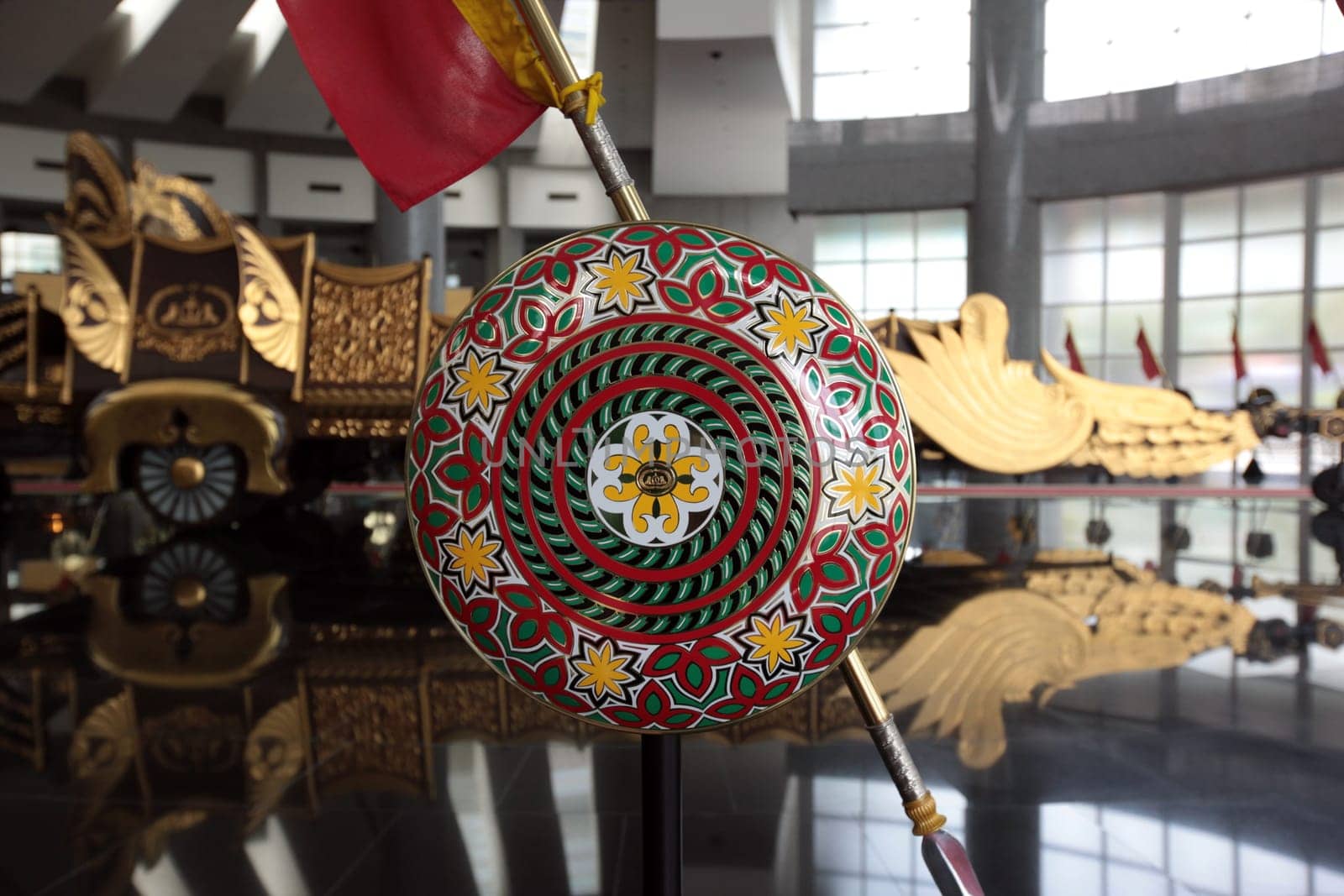 the Kroninsignien Museum or Royal Ragalia Museum in the city of Bandar seri Begawan in the country of Brunei Darussalam on Borneo in Southeastasia.