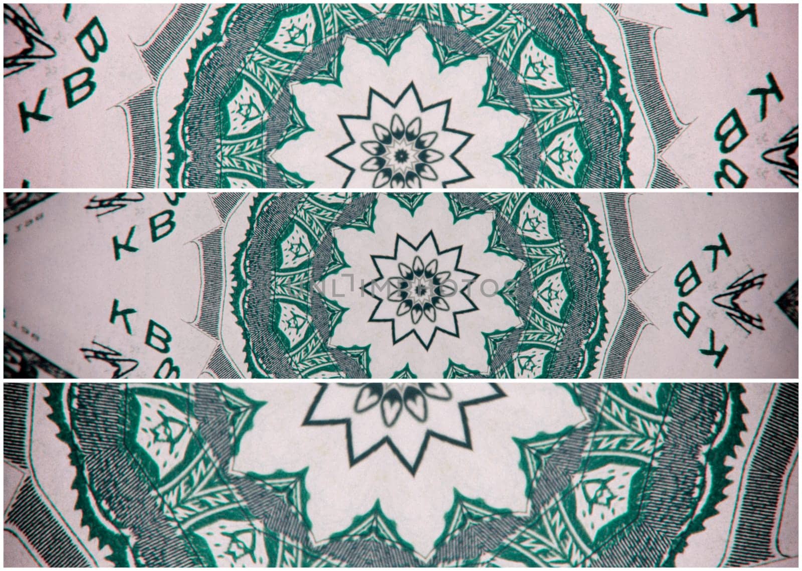 Background from a variety of hundred-dollar bills. Money money. Dollars background. Counterfeit money. Kaleidoscope