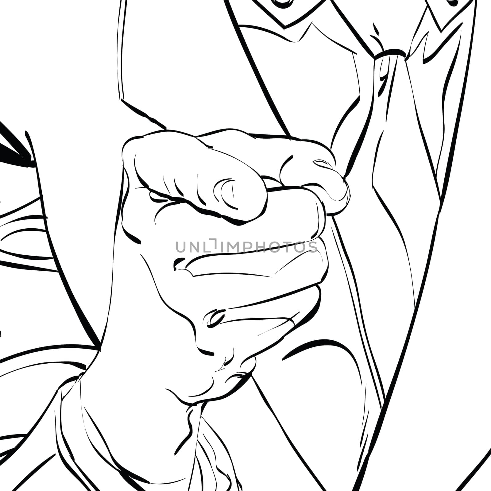 vector pointing finger hand drawn illustration. we need you