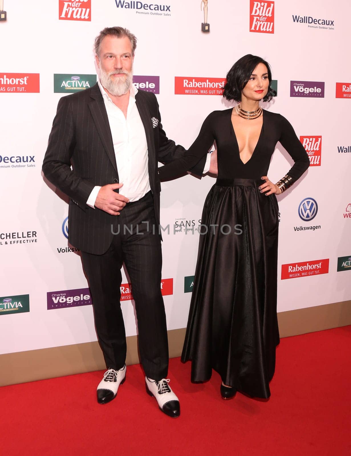 Marc Marshall and Mimi Fiedler at the 'Goldene Bild der Frau 2016 in Hamburg
