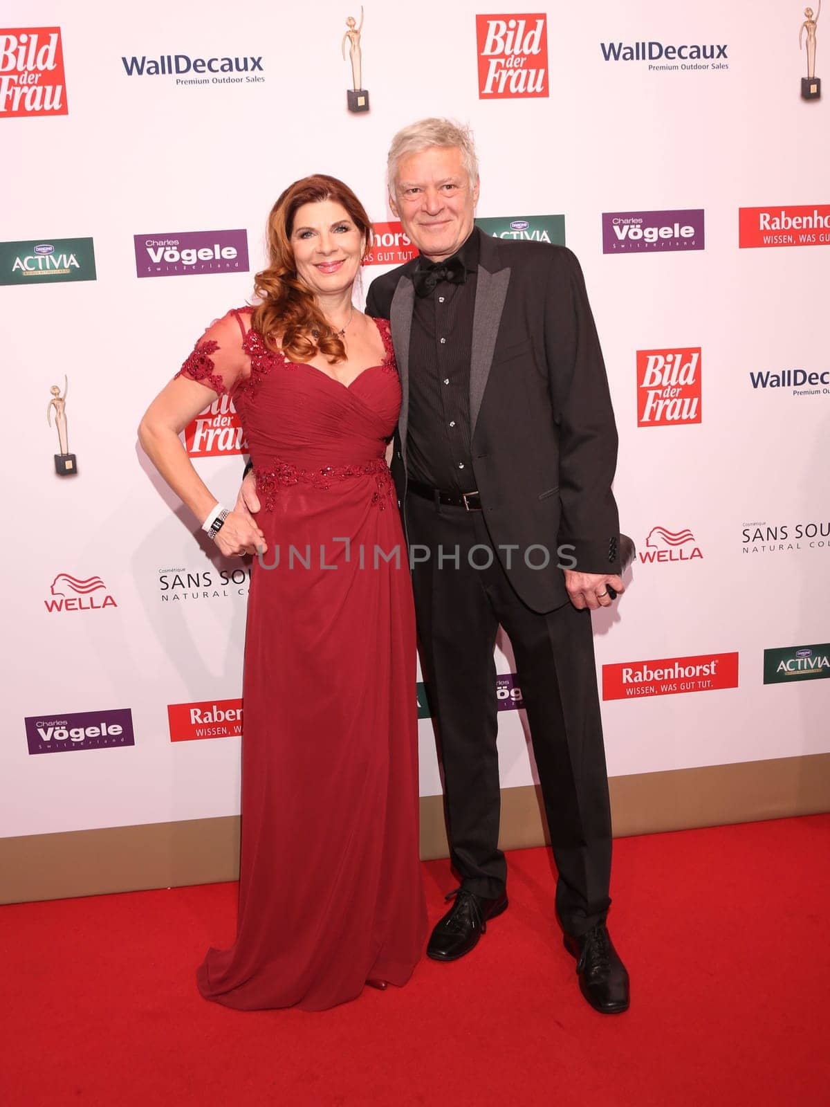 Claudia Wenzel + husband Ruediger Joswig ,.at the 10 years GOLDENE BILD der FRAU – the big anniversary gala in the Hamburg Stage Theater