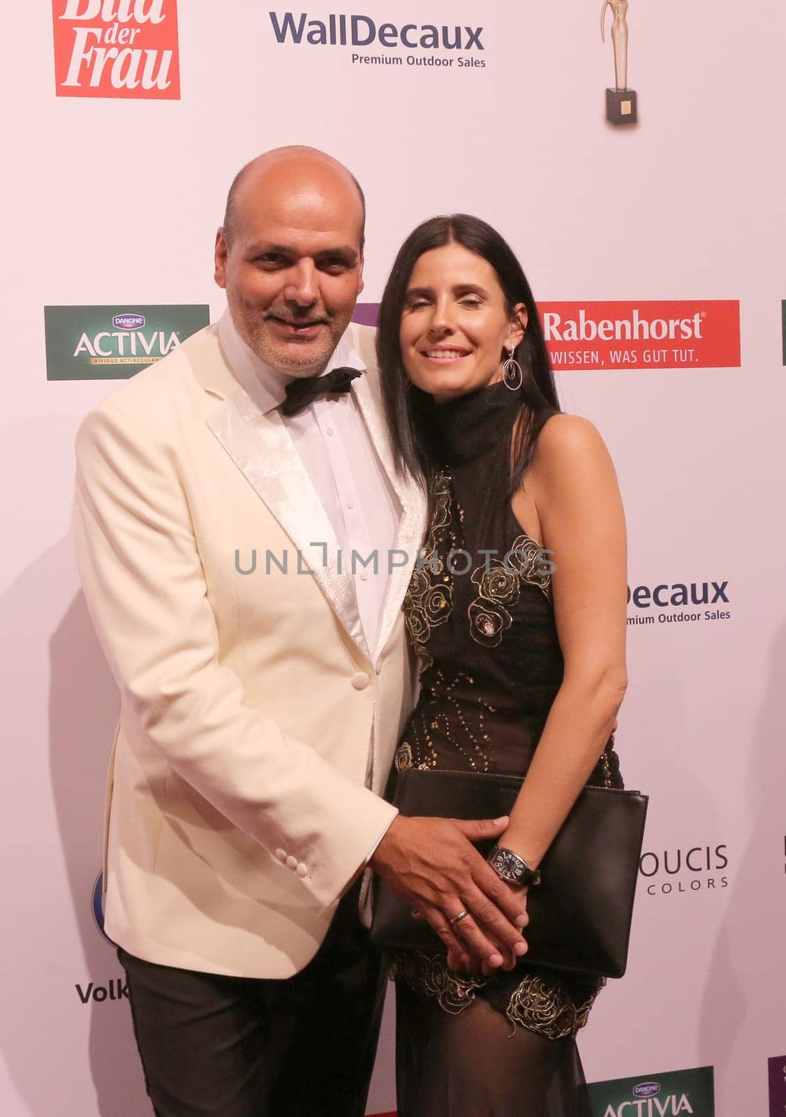 Jay Alexander with partner,.at the 10 years GOLDENE BILD der FRAU – the big anniversary gala in Hamburg's Stage Theater