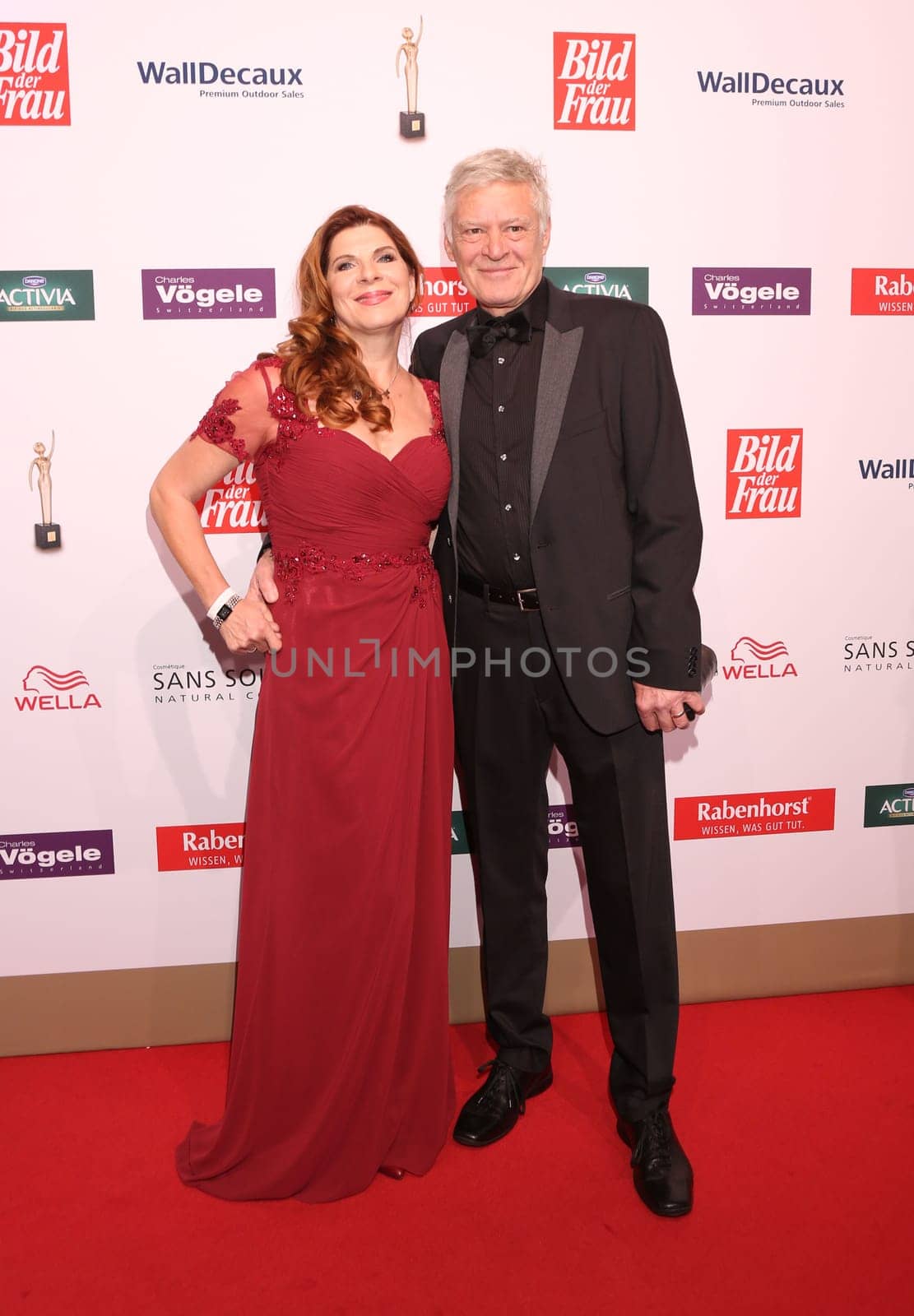 Claudia Wenzel + husband Ruediger Joswig at the 'Goldene Bild der Frau 2016 in Hamburg
