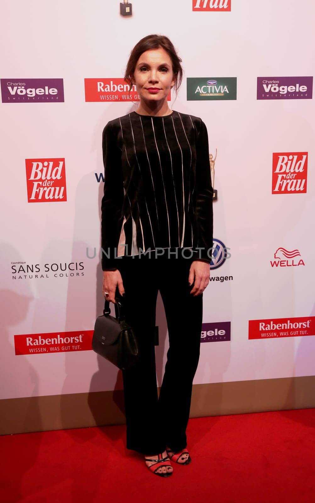 Nadine Warmuth,.at the 10 years GOLDENE BILD der FRAU – the big anniversary gala at the Hamburg Stage Theater