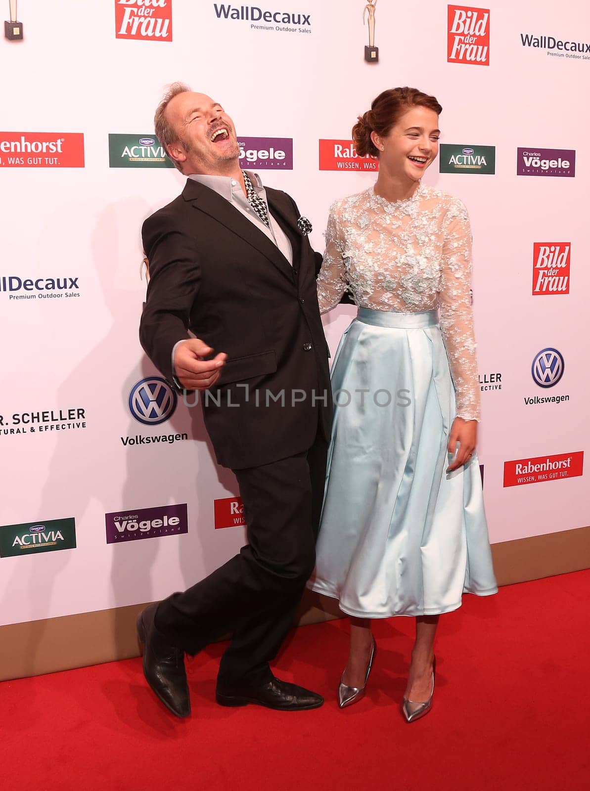 Till Demtroeder and Lisa Marie Koroll ,. at the 10 years GOLDENE BILD der FRAU – the big anniversary gala at hamburg's Stage Theater