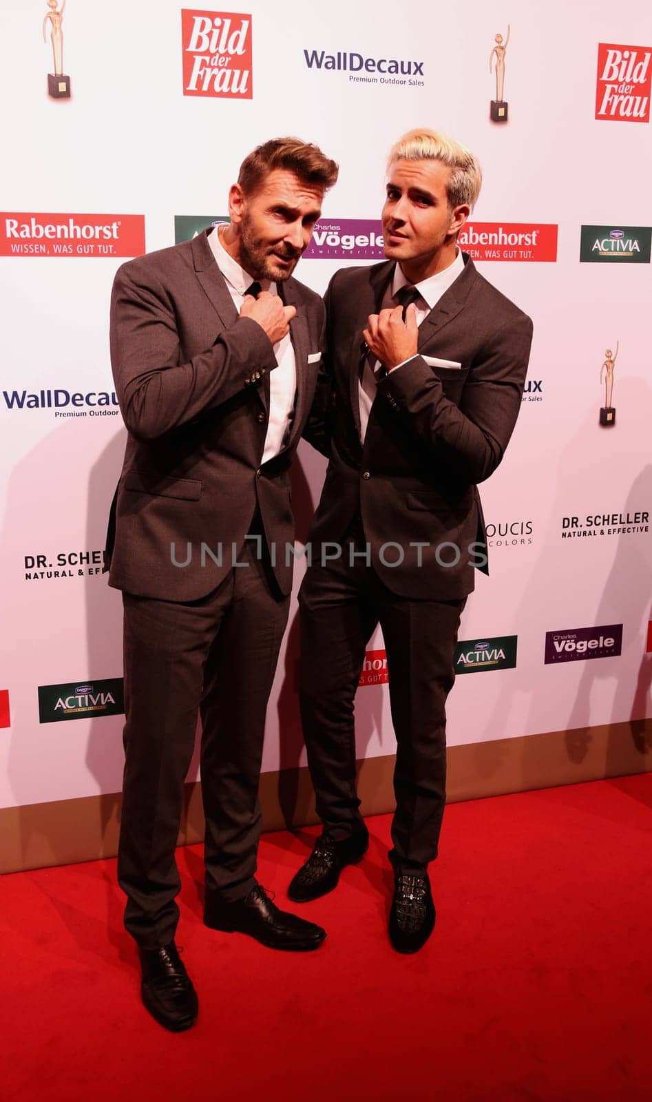 Mark Keller with son Aaron Keller,.at the 10 years GOLDENE BILD der FRAU – die große Jubilaeumsgala at the Hamburg Stage Theater