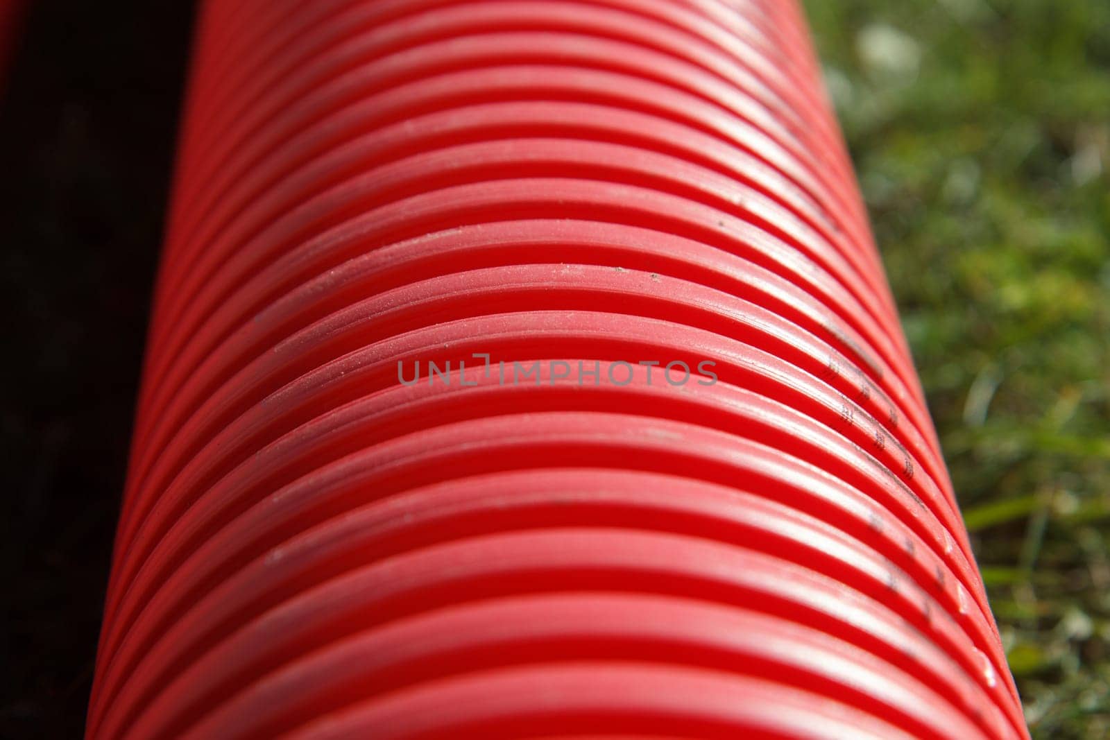 New plastic pvc pipe for a pipeline