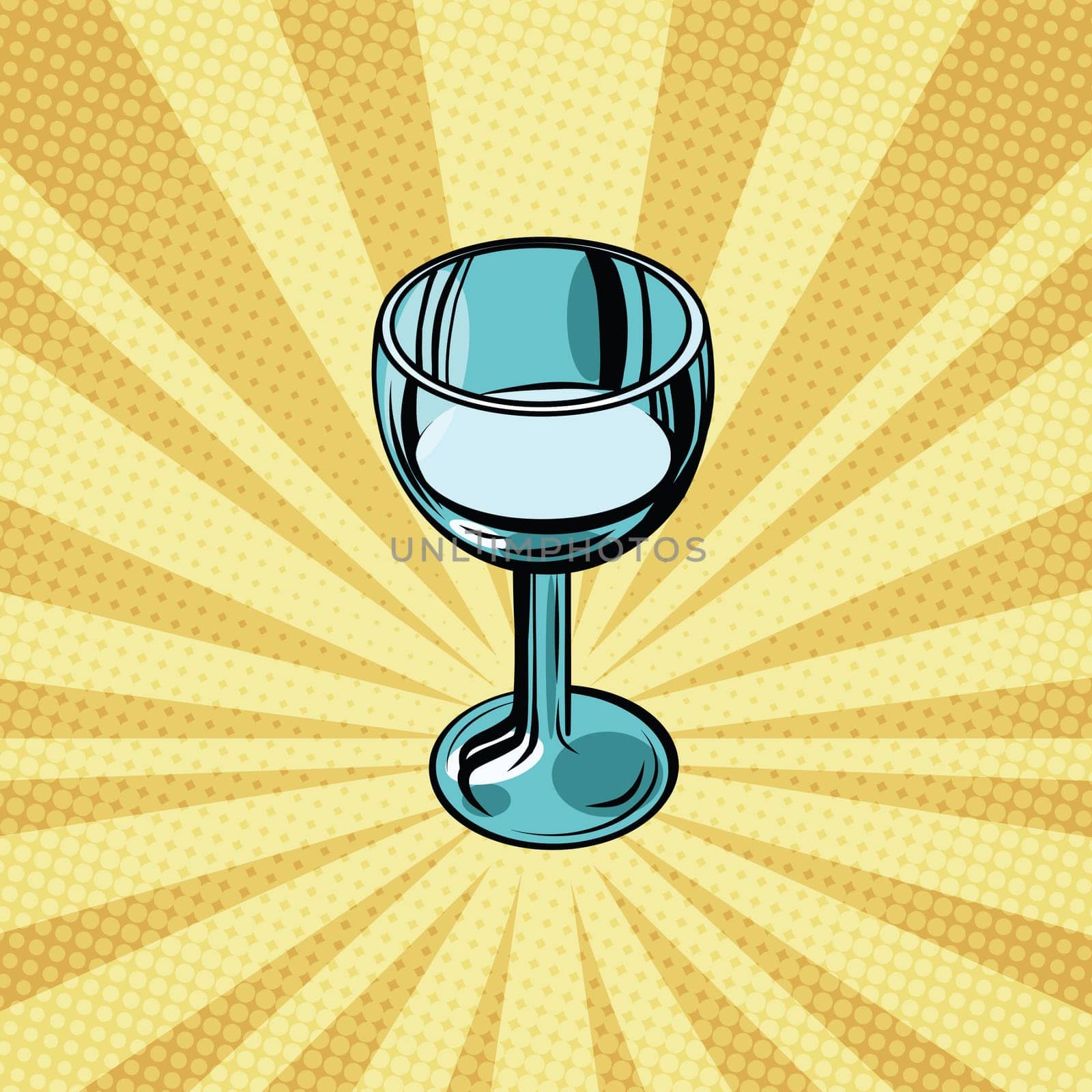 shot of alcohol background, pop art retro vector illustration