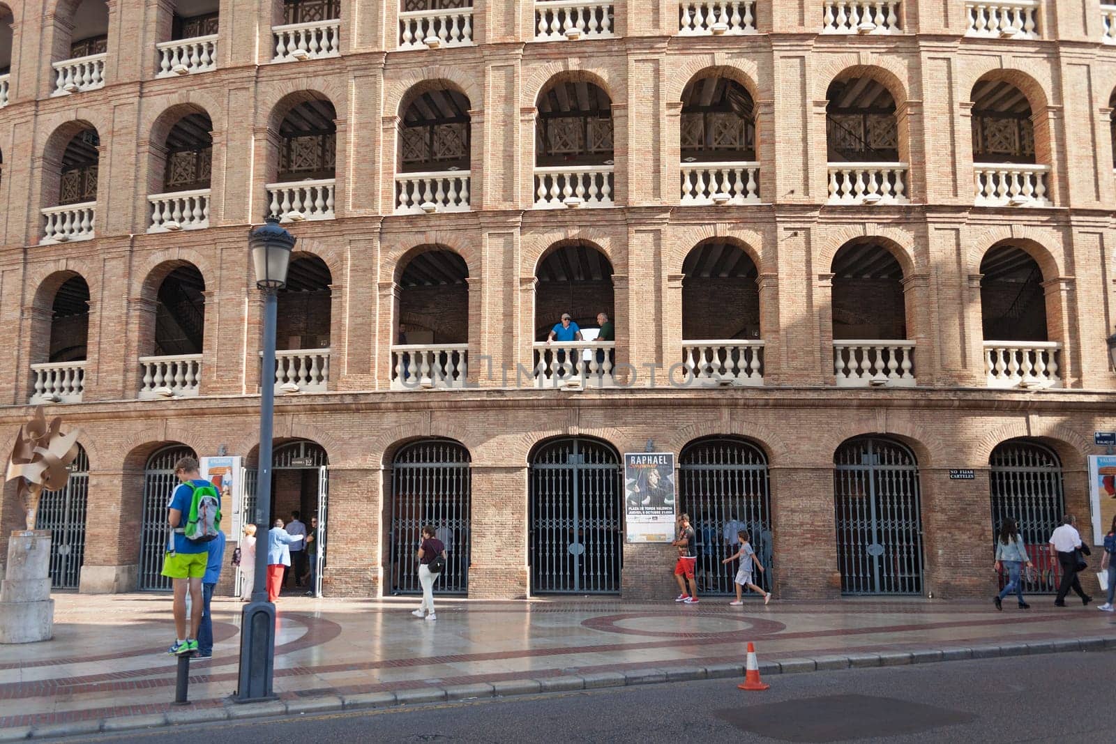 Exterior of the Plaza de Toros, bullring, Valencia, Spain