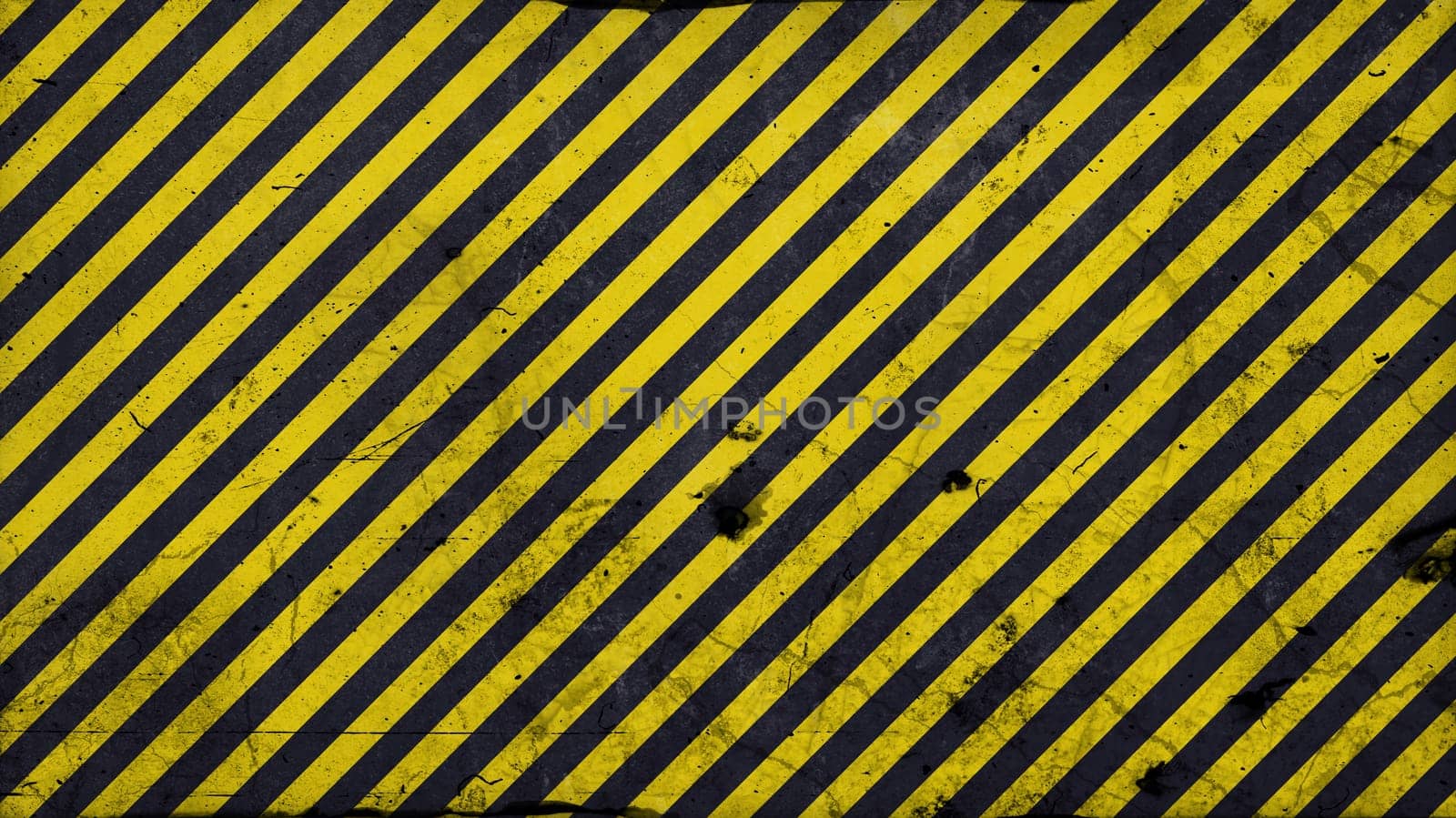 Black and yellow diagonal lines - warning lines - useful like grunge background ratio 16:9