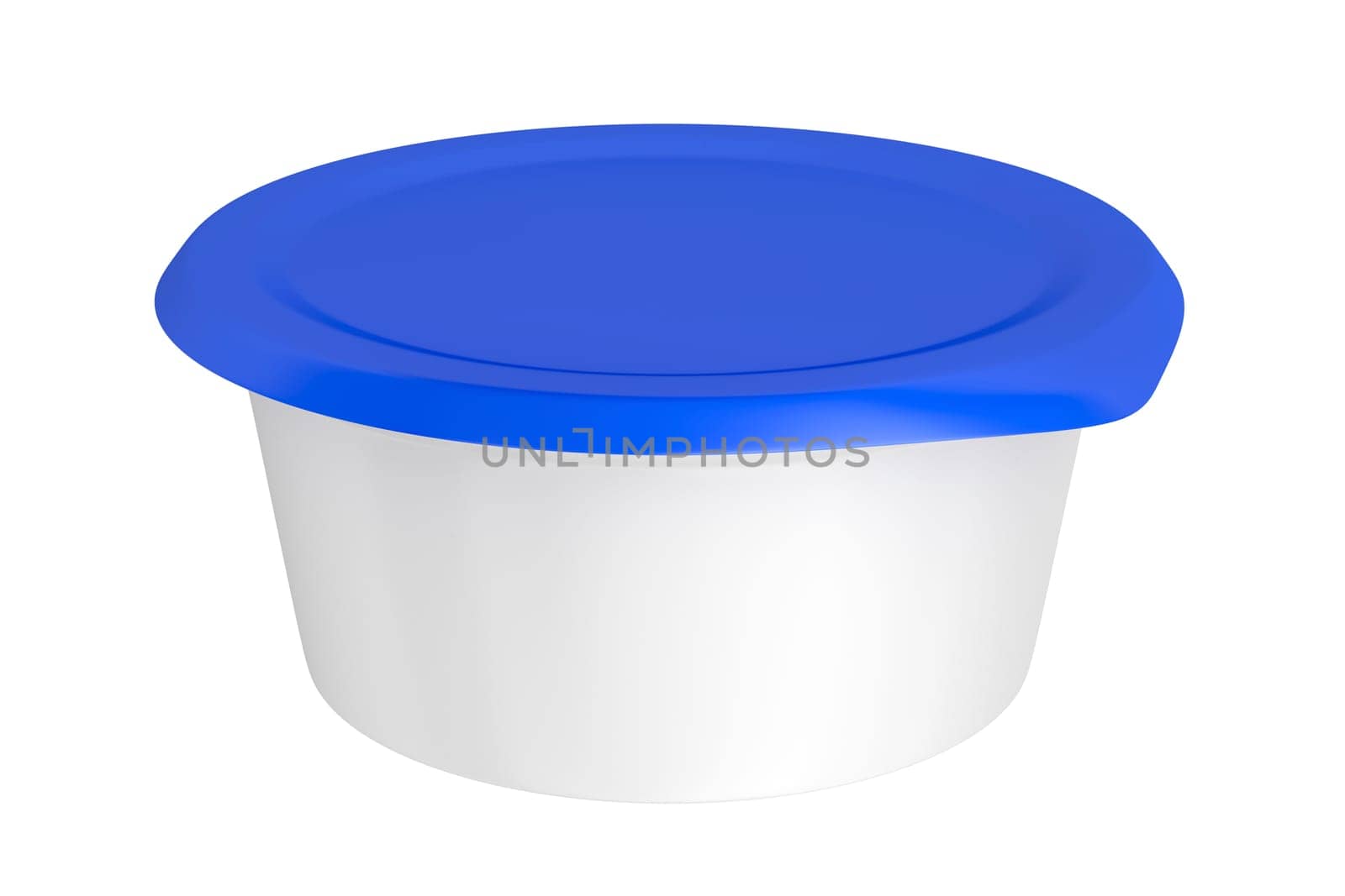 Round plastic packaging for variety types of foods