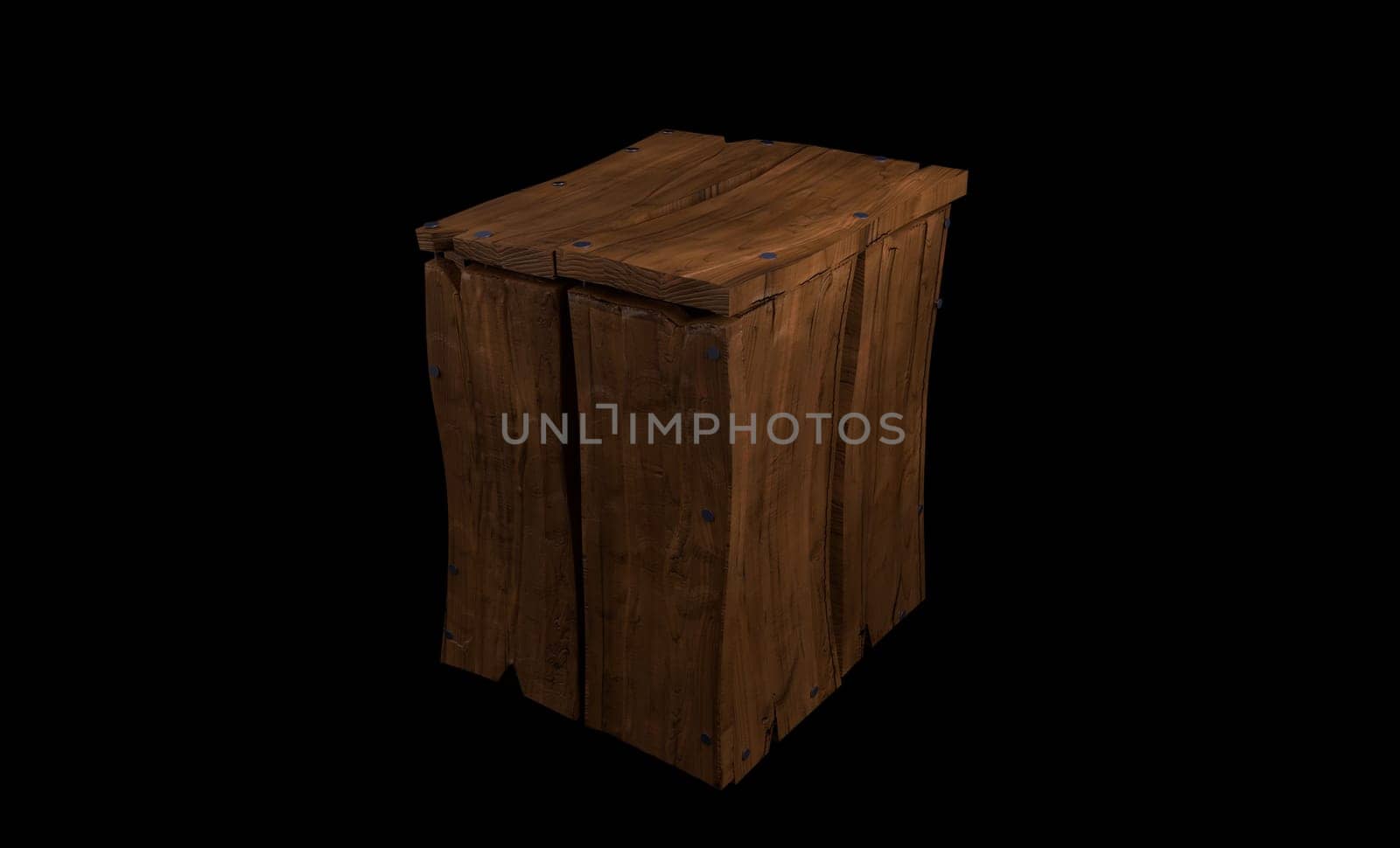 old antique funny cartoon wooden box