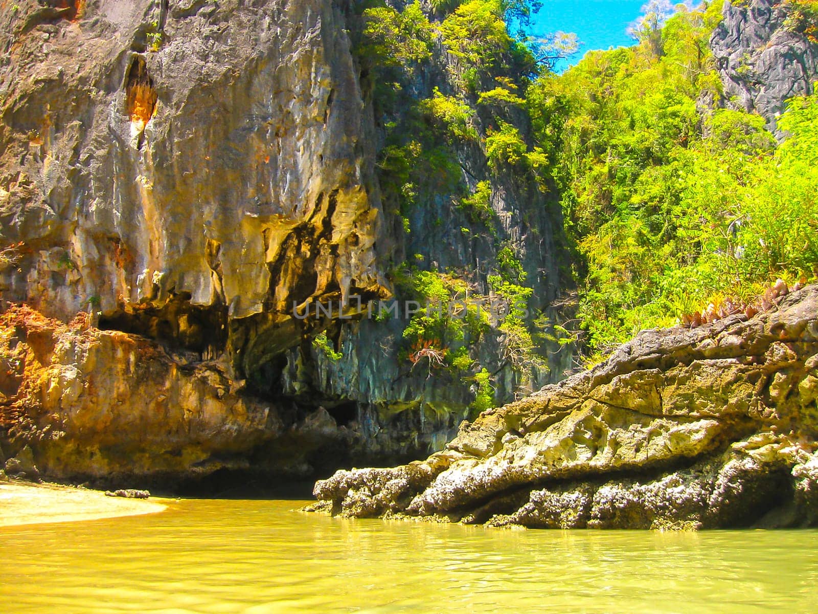 The Phang Nga National Park in Thailand